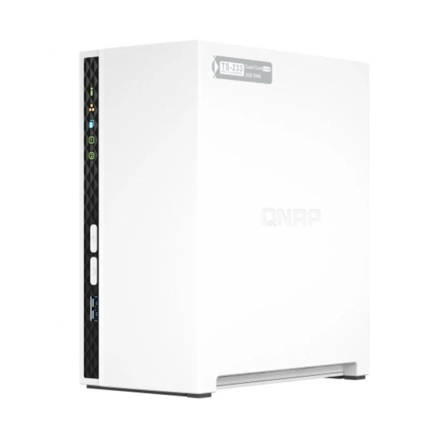 QNAP TS-233 · NAS 2 Bahías · 3,5" - 2,5" · 2GB DDR4 · Torre