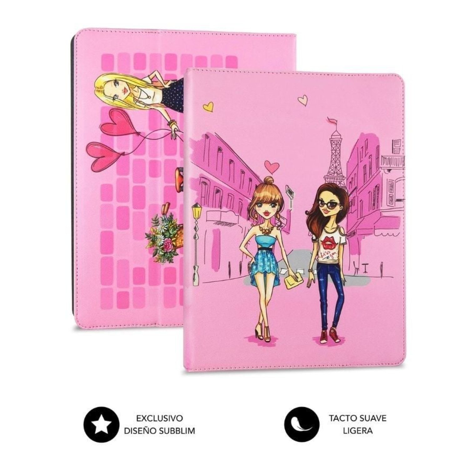 Subblim Trendy Fashion Girls · Funda Tablet · 9,6"-11" · Diseño Exclusivo