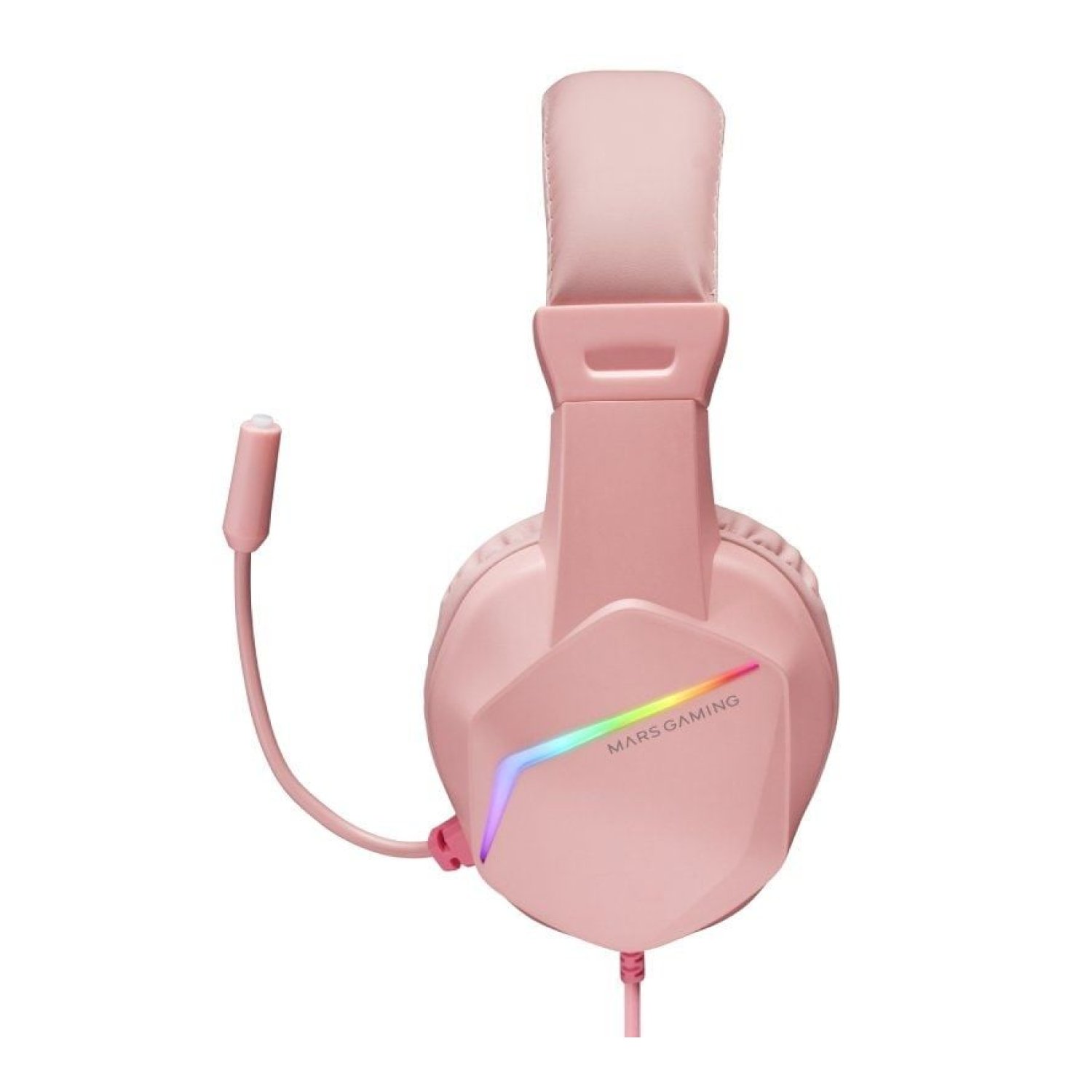Mars Gaming MH122 · Auriculares Gaming · Jack 3.5 · Micrófono · Color Rosa