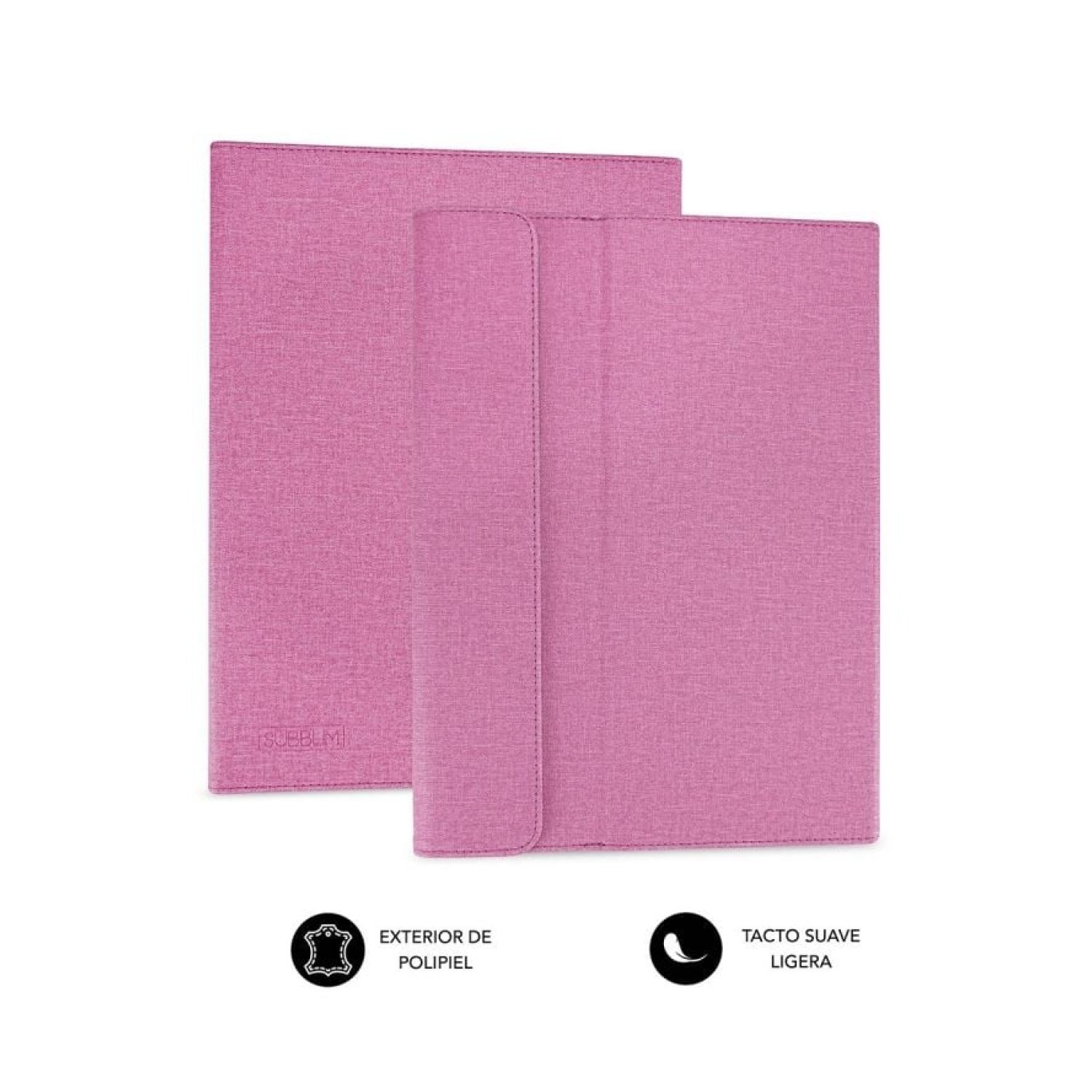 Subblim Clever Stand · Funda Tablet 9,6"-11" · Rosa