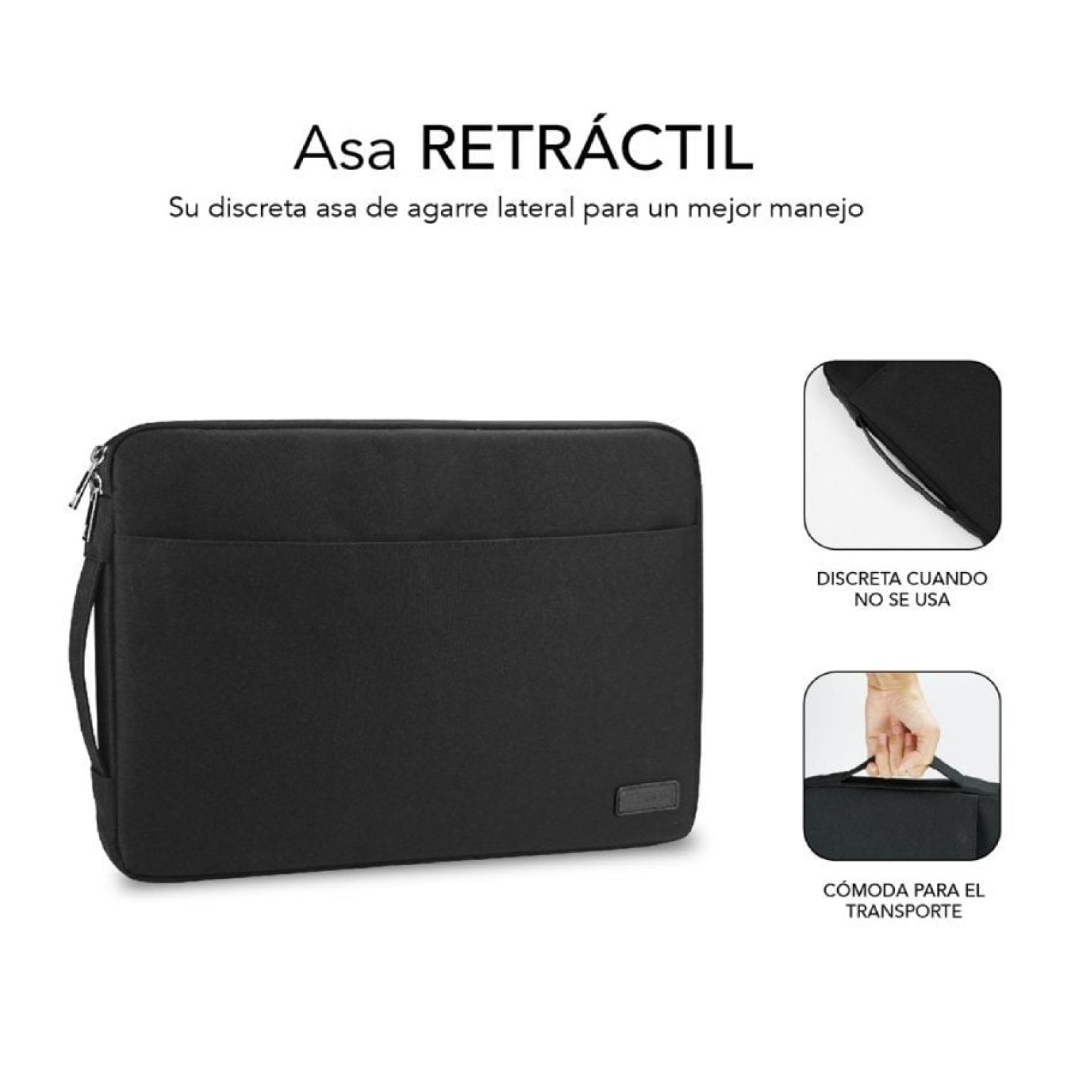 Subblim Urban Laptop Sleeve · Funda Portátil 14" · Negra