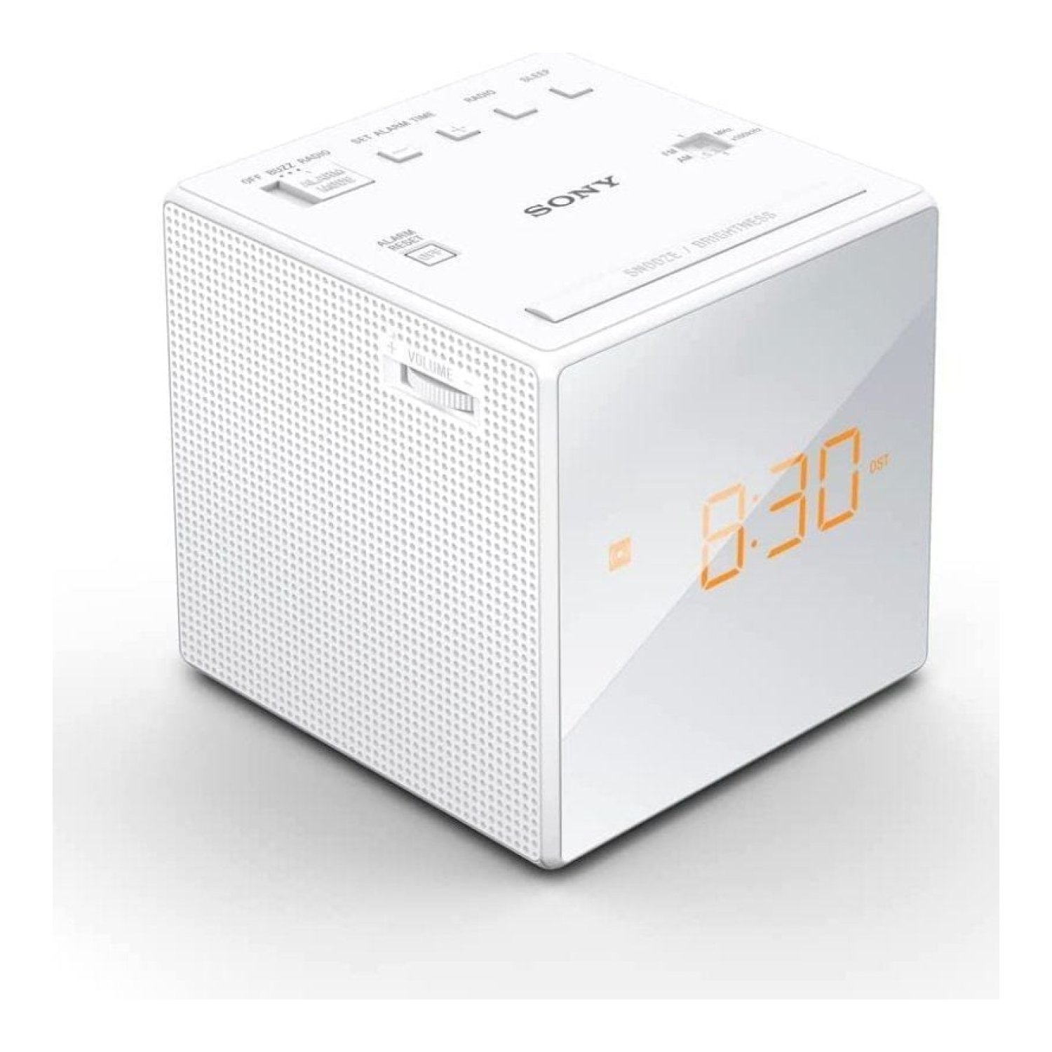 Sony ICF-C1W · Despertador Radio · FM · Blanco