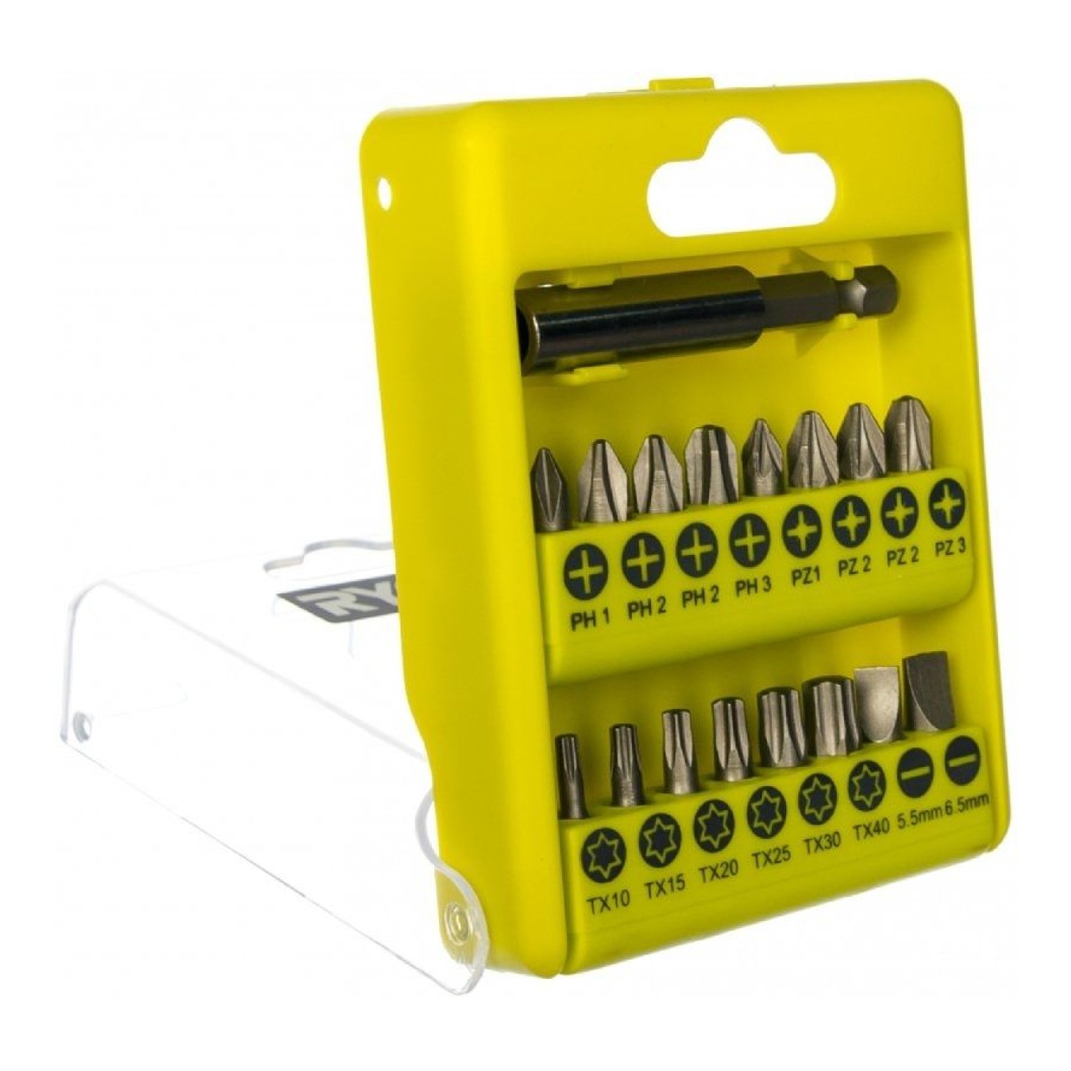 Ryobi RAK17SD · Estuche 21 Puntas Atornillar · Versatilidad para Proyectos