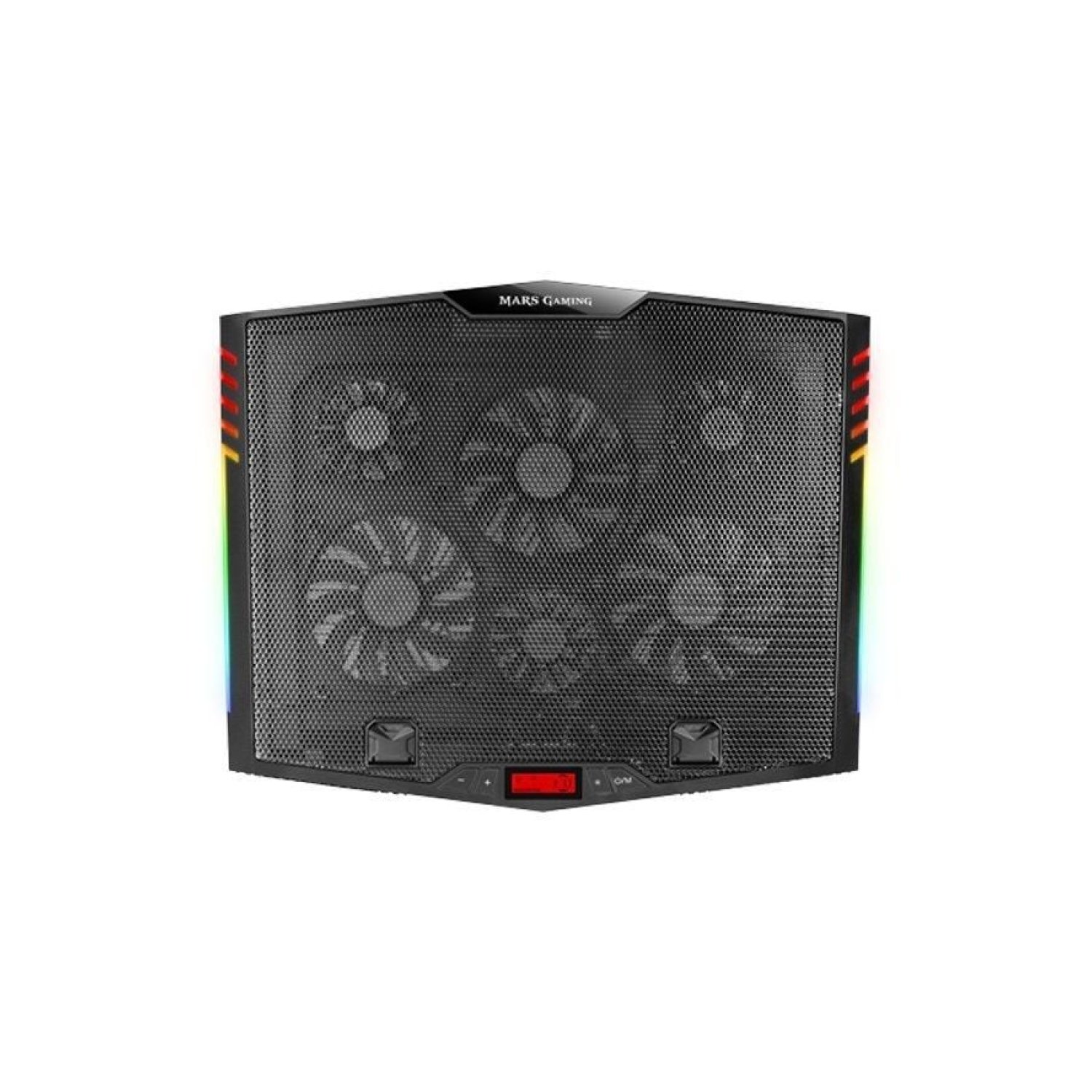Mars Gaming MNBC5 · Base Refrigerante · Portátiles hasta 17,3" · Iluminación LED
