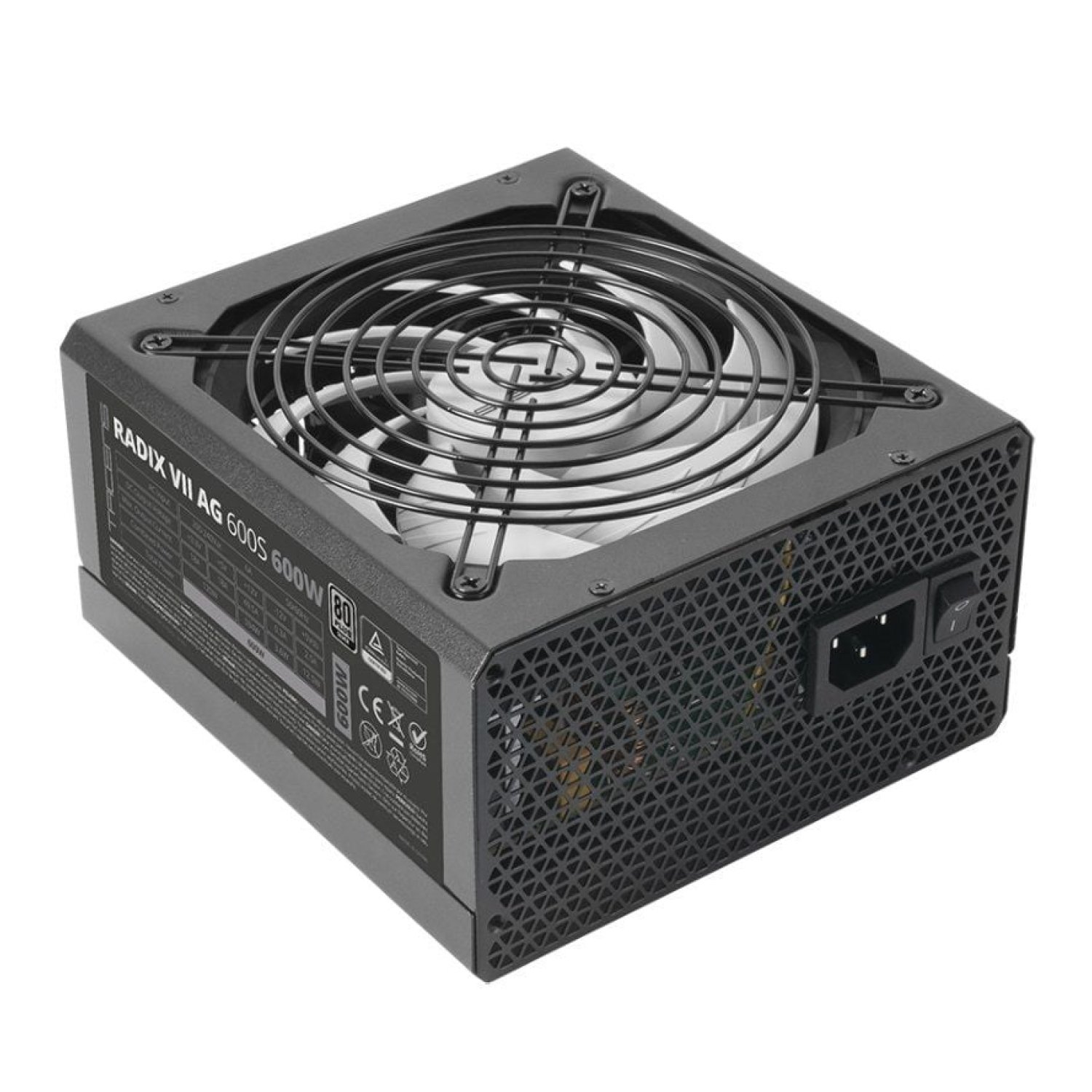 Tacens Radix VII AG · Fuente 600W · 80 Plus Silver · Ventilador 14cm
