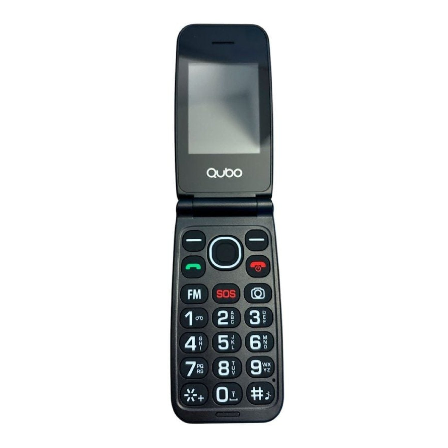 Qubo NEONW · Móvil 4G Personas Mayores · Negro · SOS Emergencia