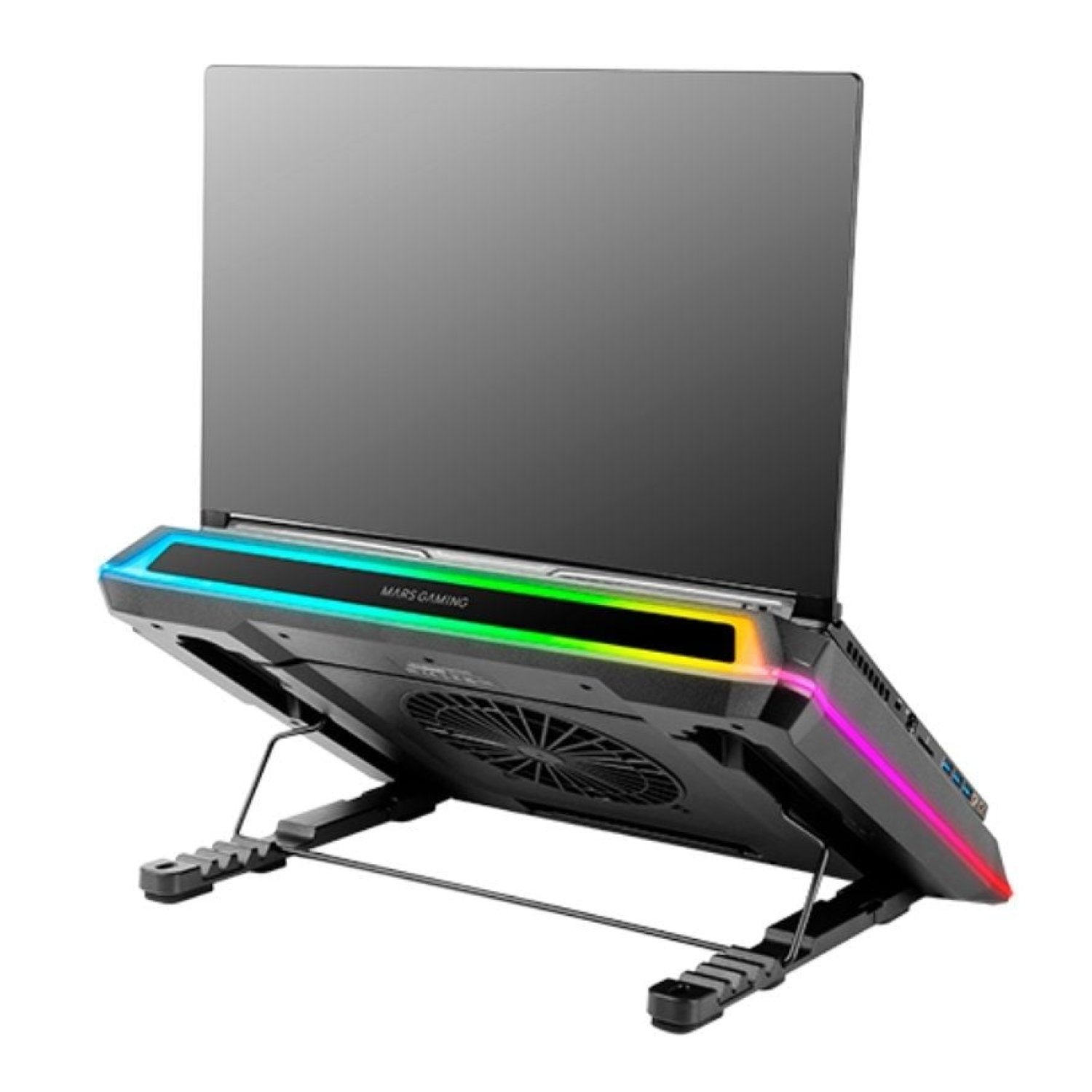 Mars Gaming MNBC-ULTRA · Soporte Refrigerante · hasta 18" · Iluminación LED