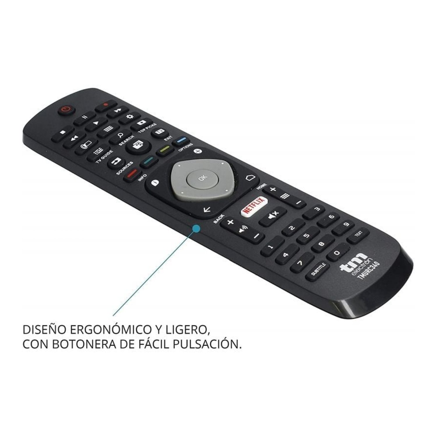 TM Electron · Mando Universal · Compatible Philips · Control Remoto