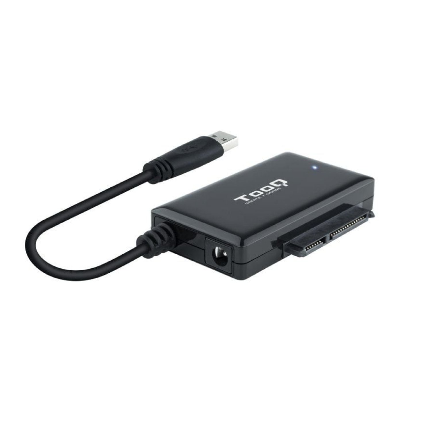 Tooq TQHDA-01A · Adaptador Disco Duro 2.5"/3.5" · USB 3.0 · SATA
