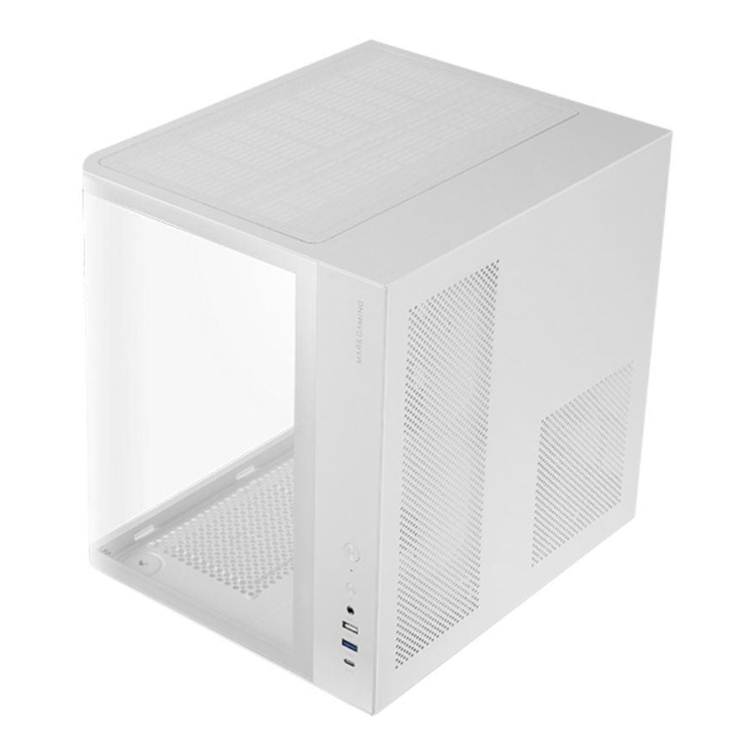 Mars Gaming MC-CURV · Caja Semitorre Gaming · Blanca · ATX