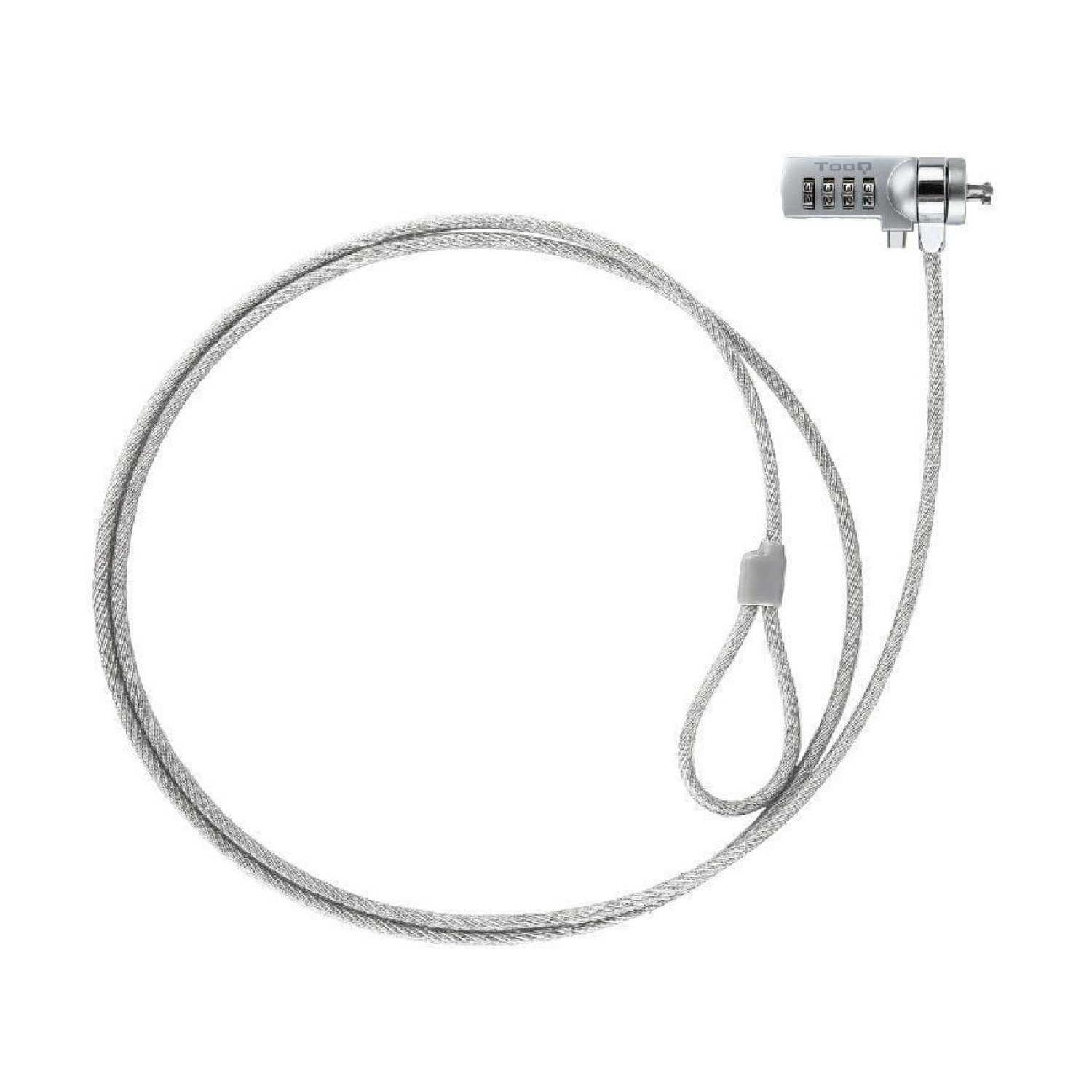TooQ Cable de Seguridad para Portátiles · 1,5m