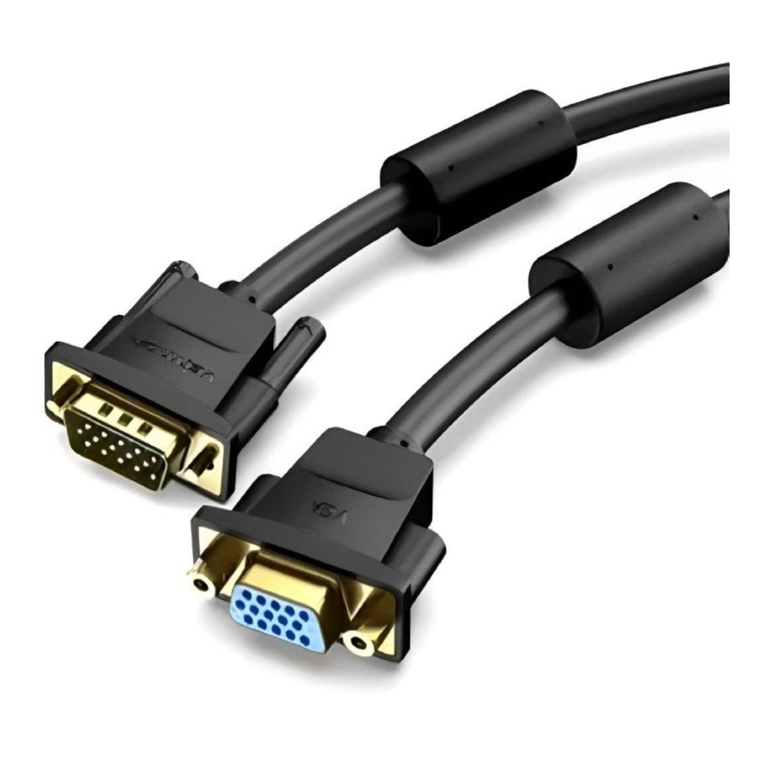 Cable Alargador SVGA Vention DAGBI/ VGA Macho - VGA Hembra/ 3m/ Negro
