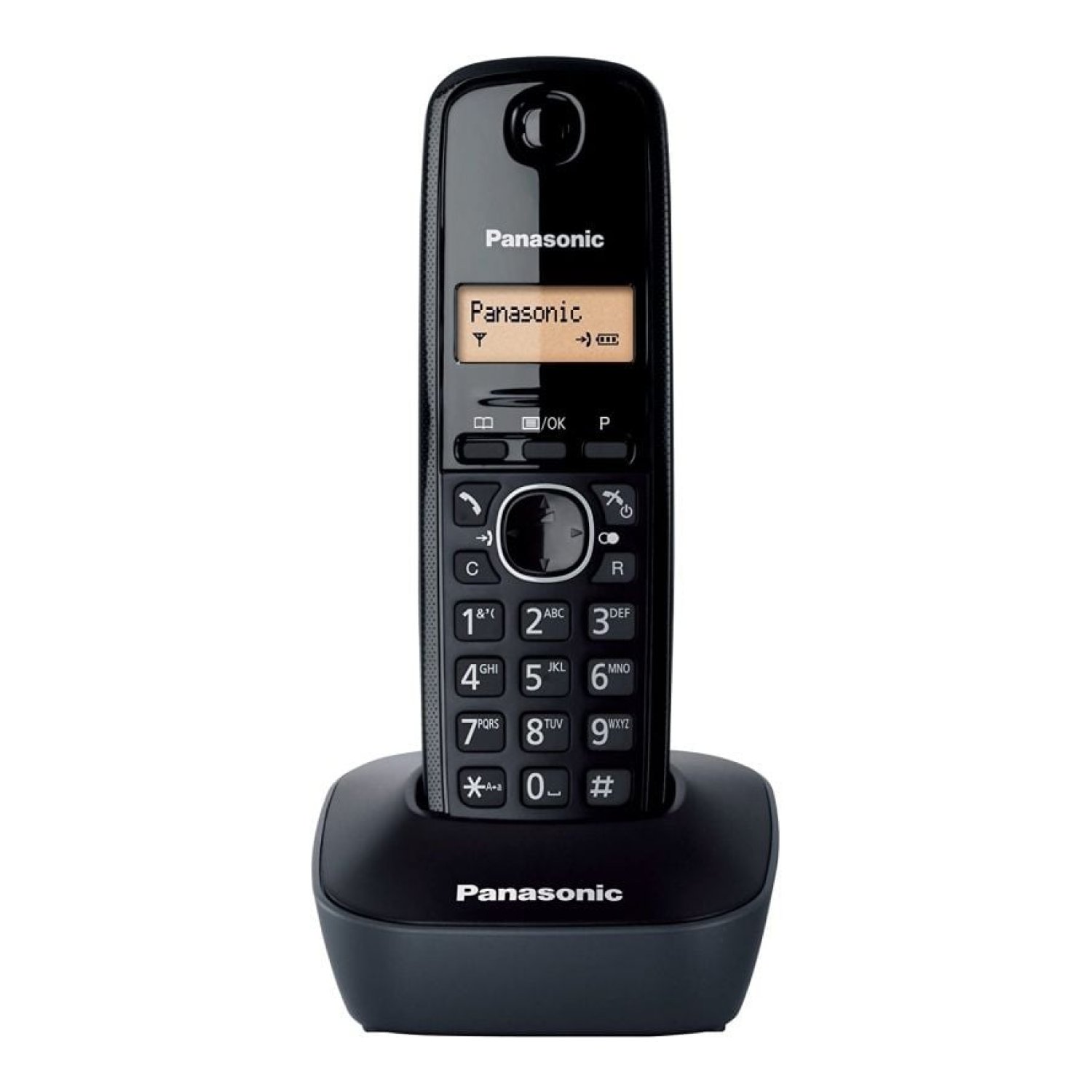 Panasonic KX-TG1611 · Teléfono Inalámbrico · Negro