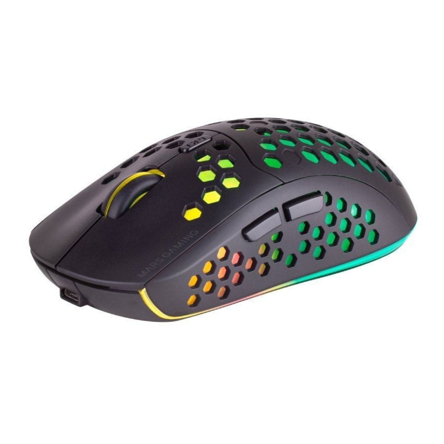 Mars Gaming MMW3 · Ratón Gaming Inalámbrico · 3200 DPI · Batería Recargable