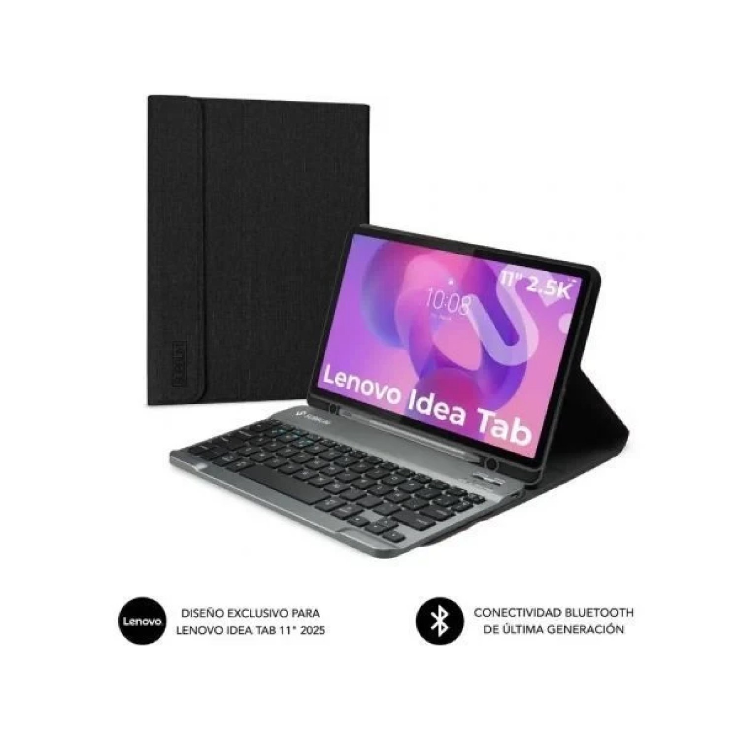 Subblim Keytab Pro BT · Funda con Teclado Lenovo IdeaTab 11" · Negra