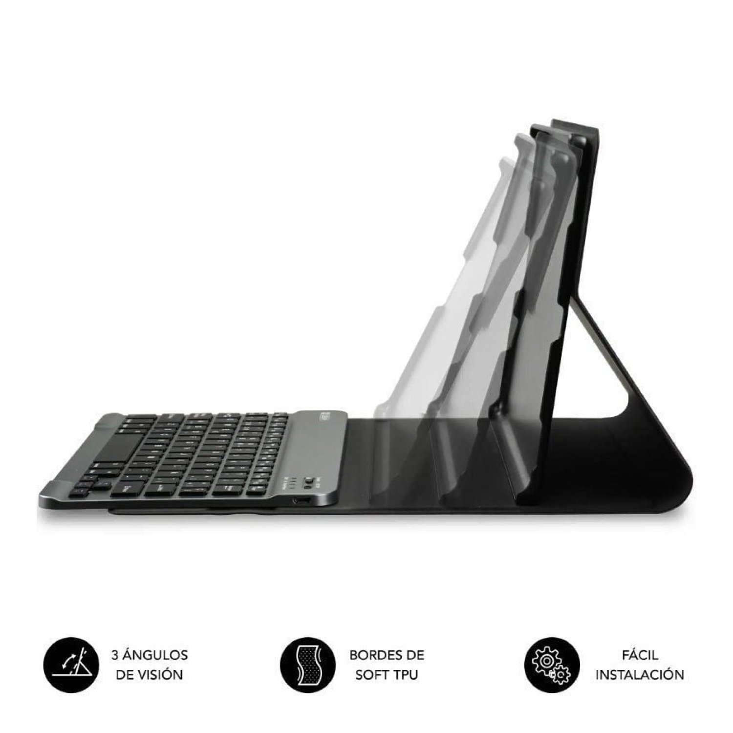 Subblim Keytab Pro BT · Funda con Teclado Lenovo IdeaTab 11" · Negra