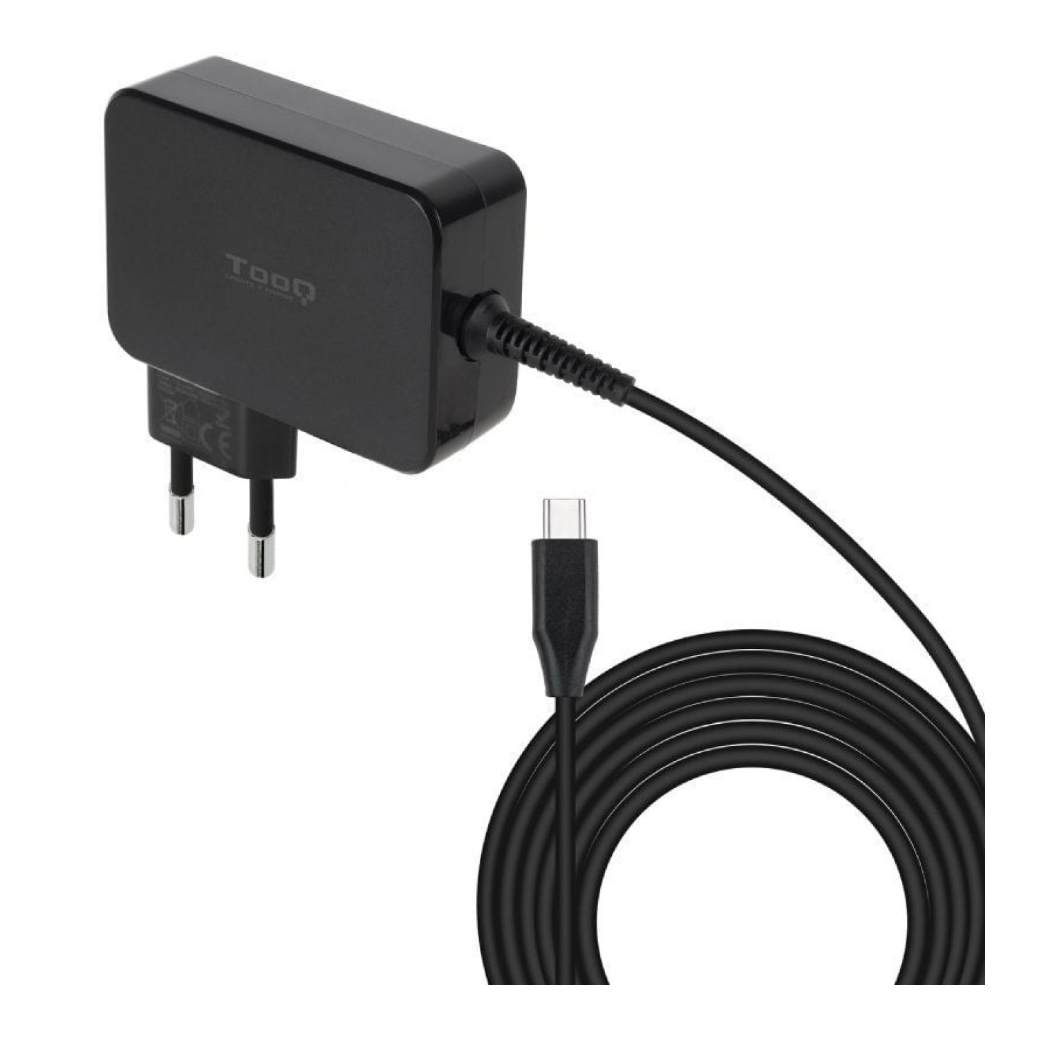 TooQ Cargador GaN · USB-C · 100W · 5-20V Automático