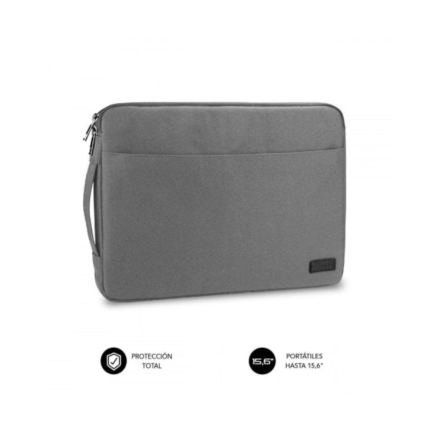 Subblim Urban Laptop Sleeve · Funda para Portátil hasta 15,6" · Gris