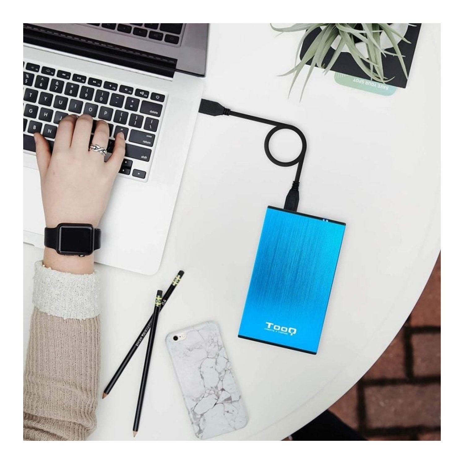 TooQ Caja Externa Disco 2,5" · USB 3.1