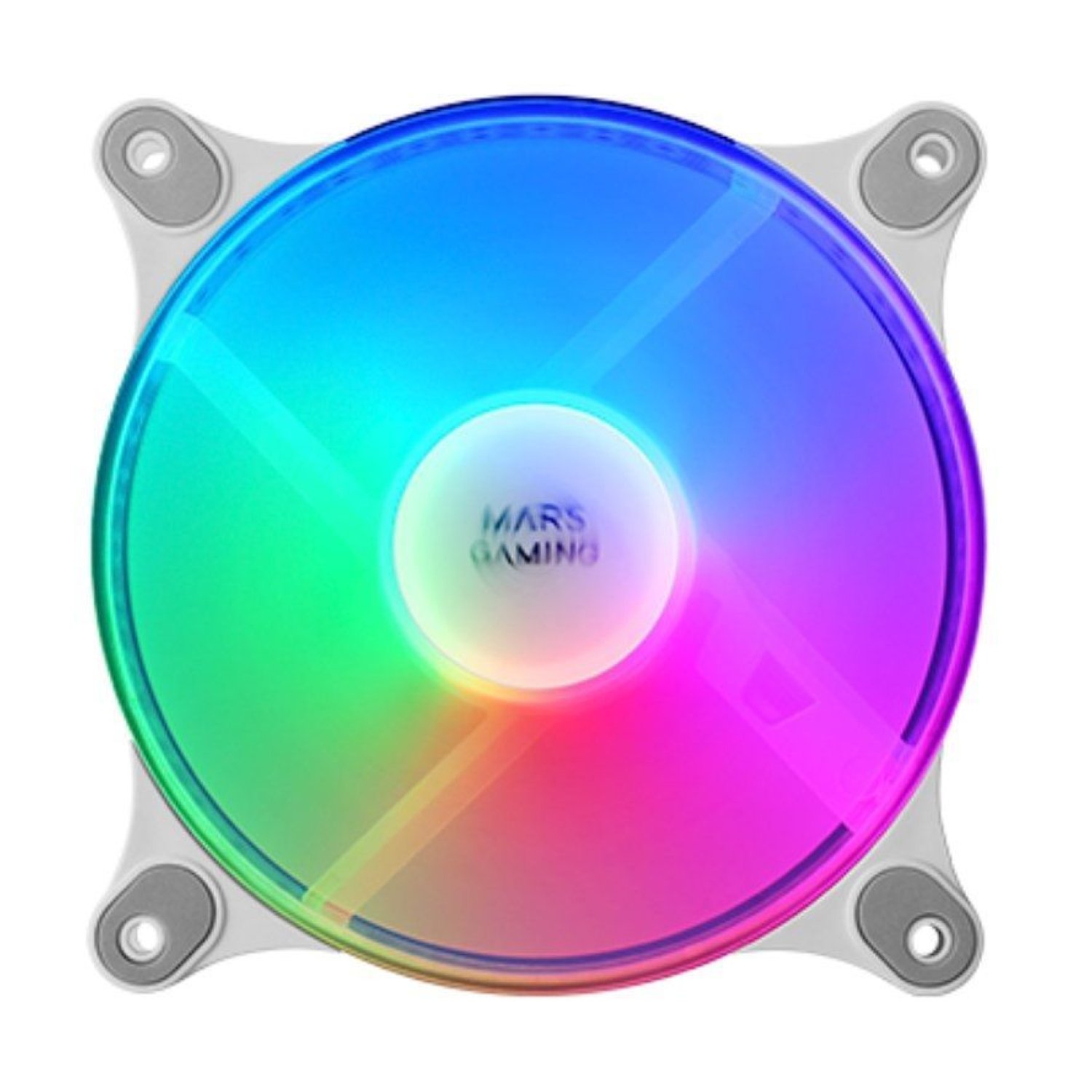 Mars Gaming · Pack 2 Ventiladores · 12cm · FRGB · Blancos