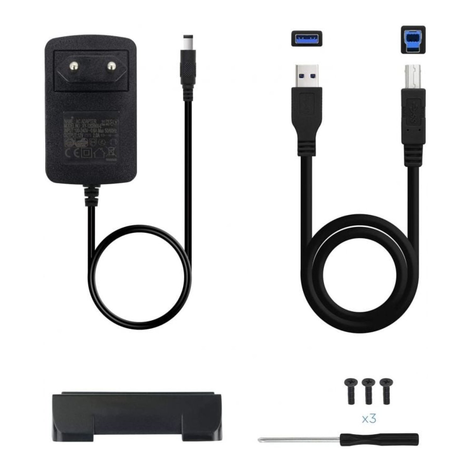 TooQ Caja Externa · 3,5" · USB 3.1 · TQE-3527B