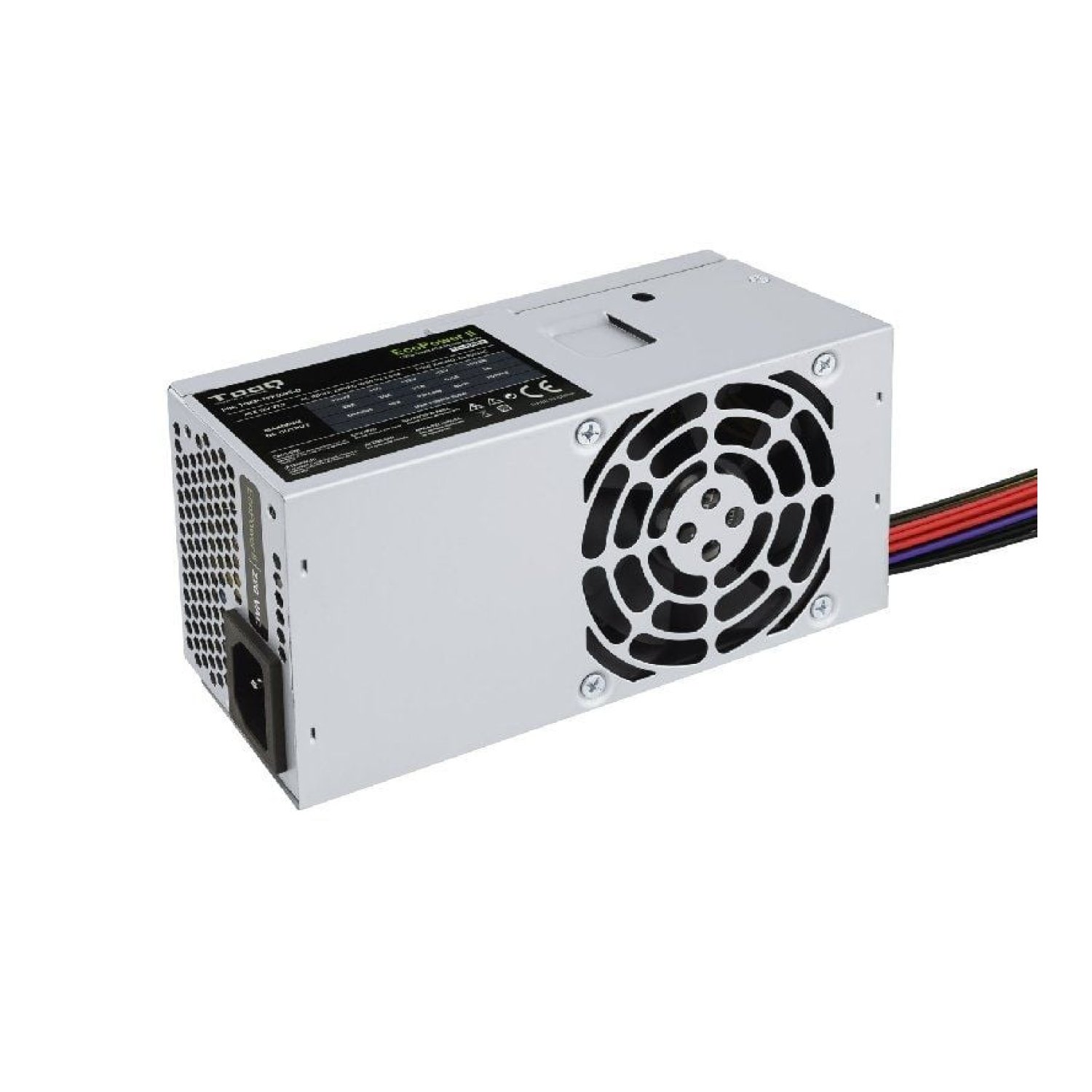 TooQ Fuente TFX · 500W · Ventilador 8cm · Certificada