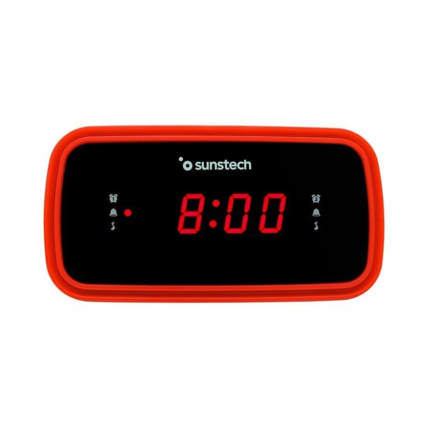 Sunstech FRD60RD · Despertador Radio FM · Rojo