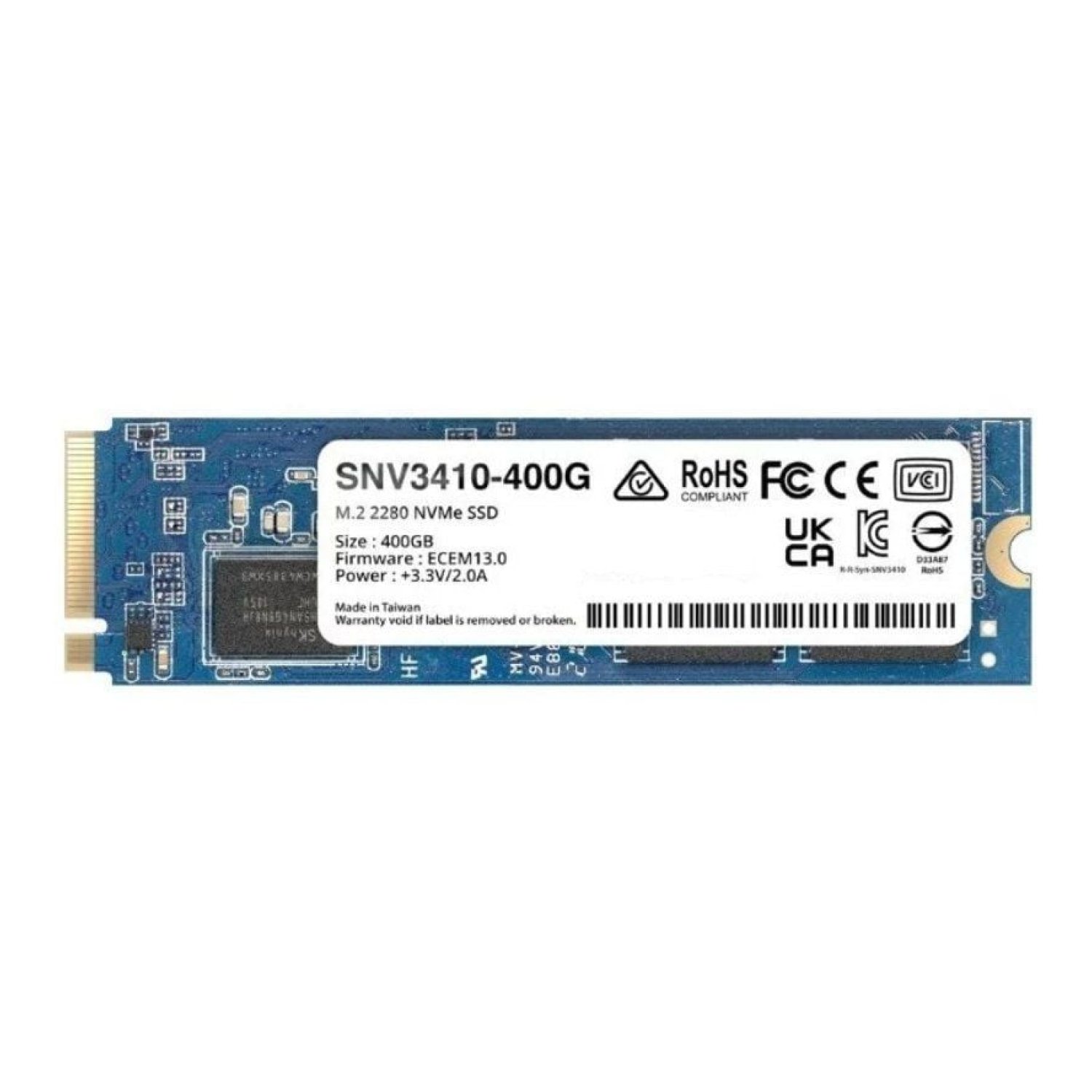 Synology SNV3410 · 400GB · SSD M.2 2280 · PCIe Gen3