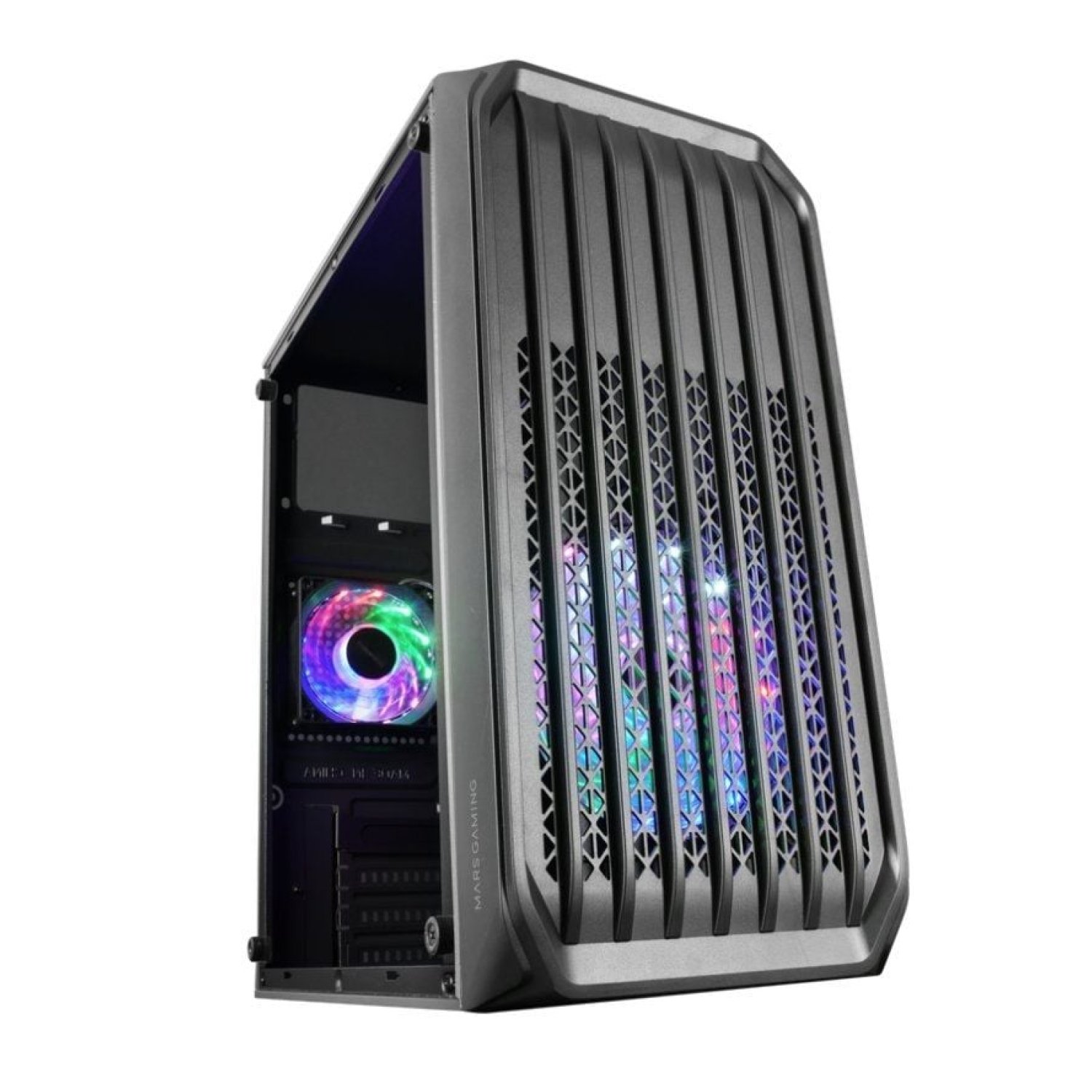 Mars Gaming MC-S2 · Caja Gaming Minitorre · Cristal Templado · ATX