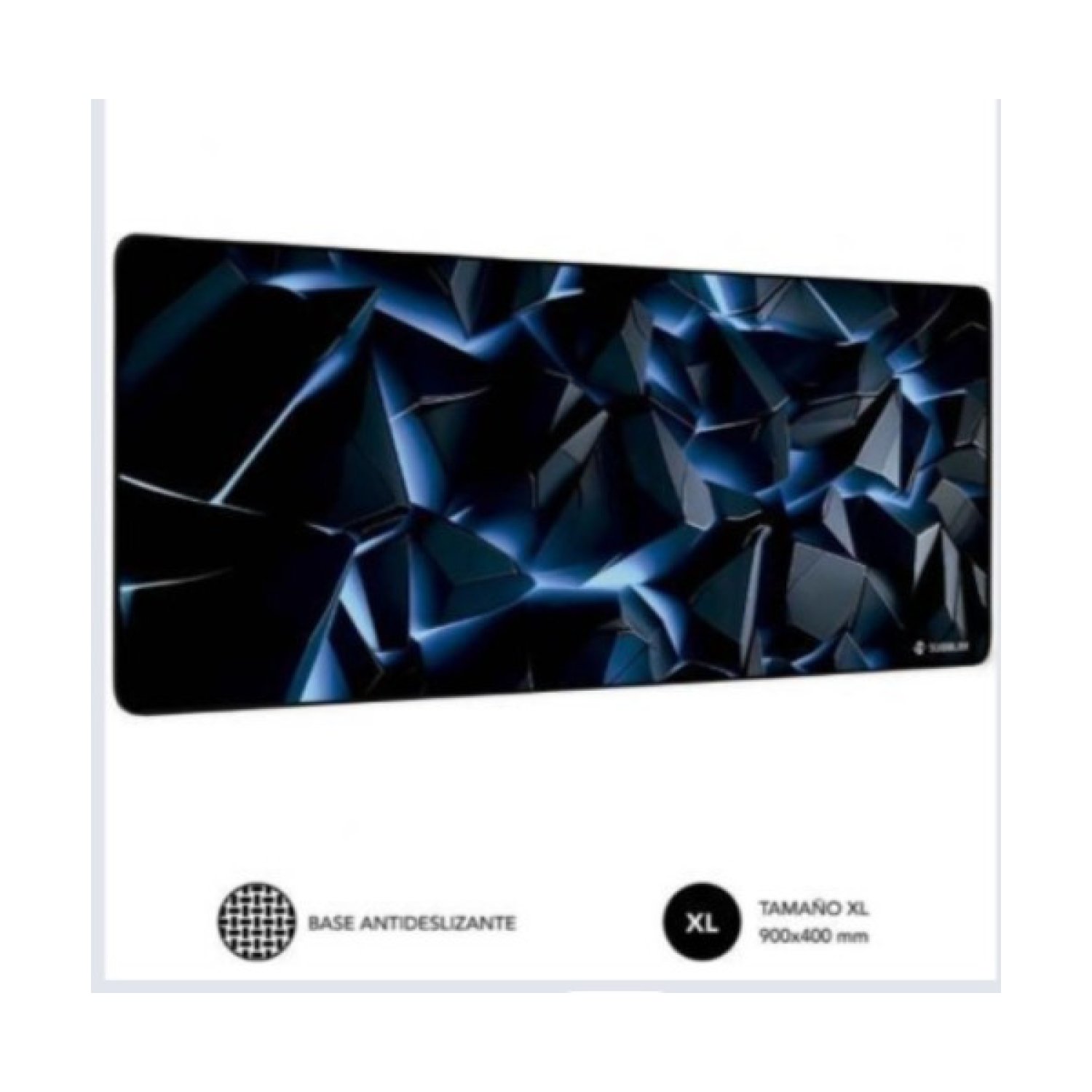 Subblim Blue Obsidian XL · Alfombrilla Gaming · 900x400mm · Base Antideslizante