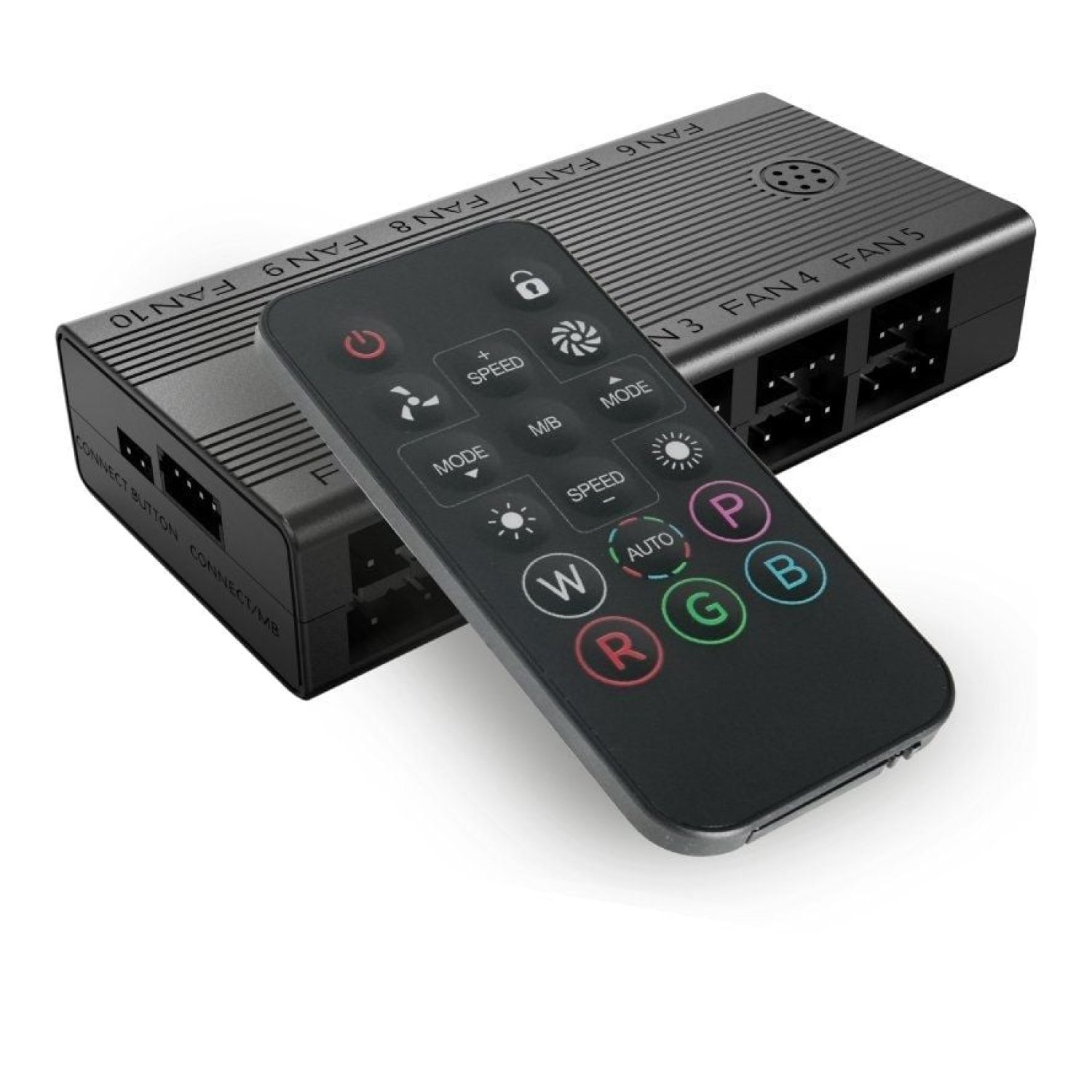 Mars Gaming MF-HUB · Controlador Hub Remoto · Ventiladores ARGB