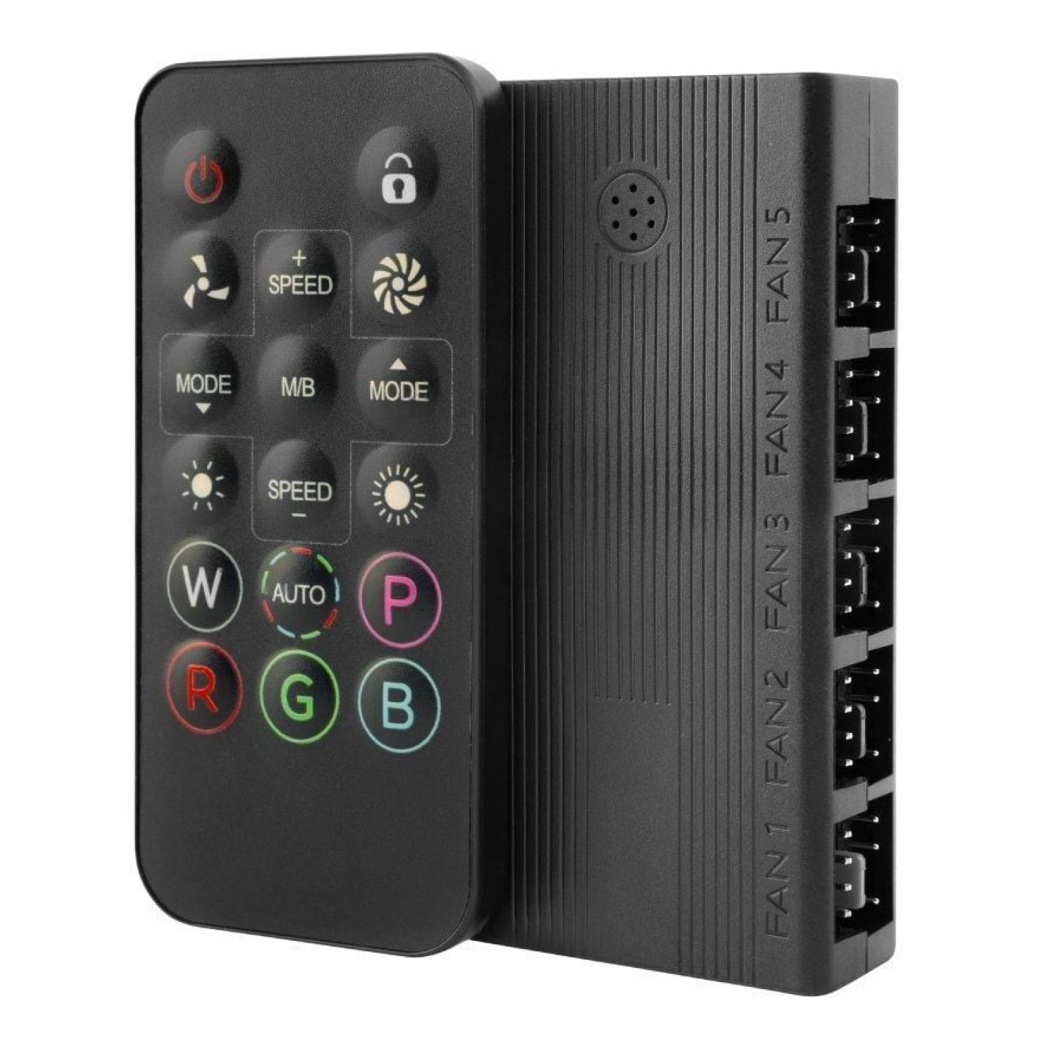 Mars Gaming MF-HUB · Controlador Hub Remoto · Ventiladores ARGB