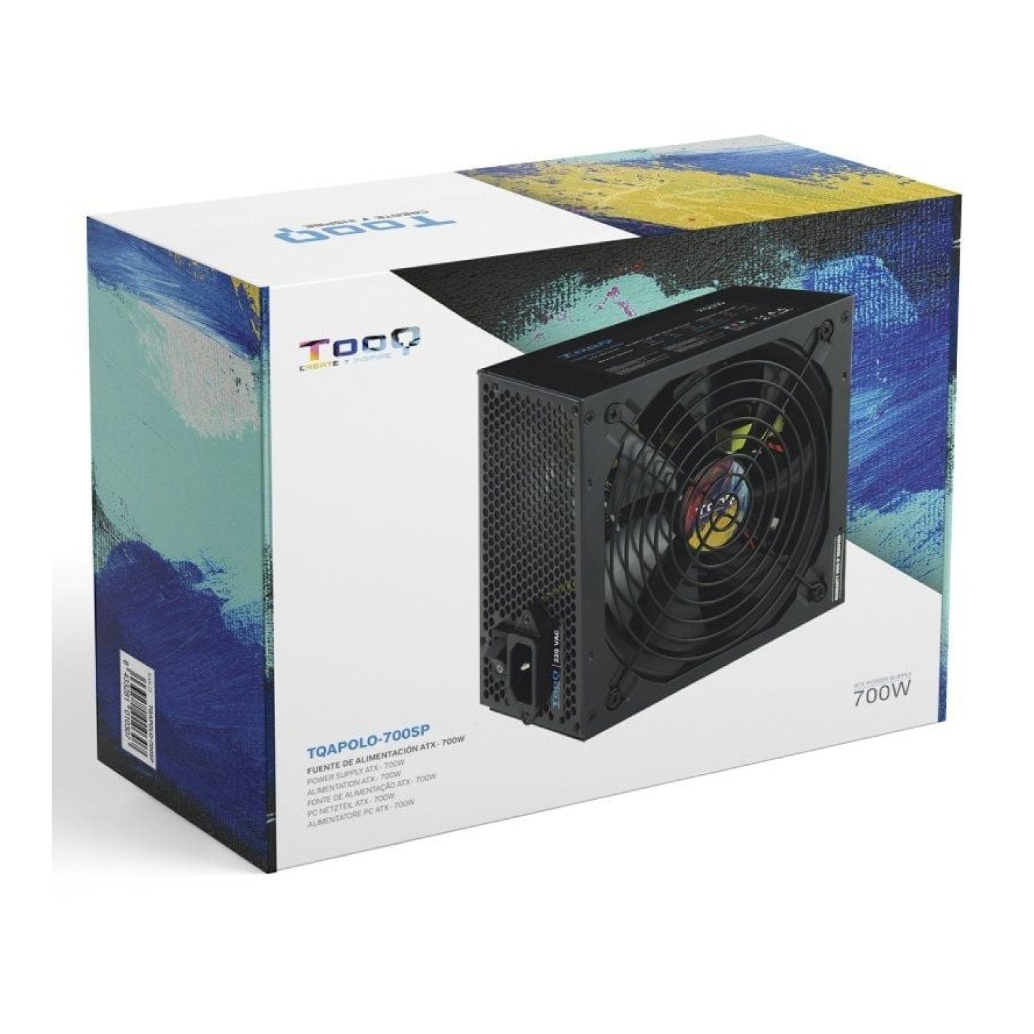 TooQ Apollo · Fuente 700W · Ventilador 14cm