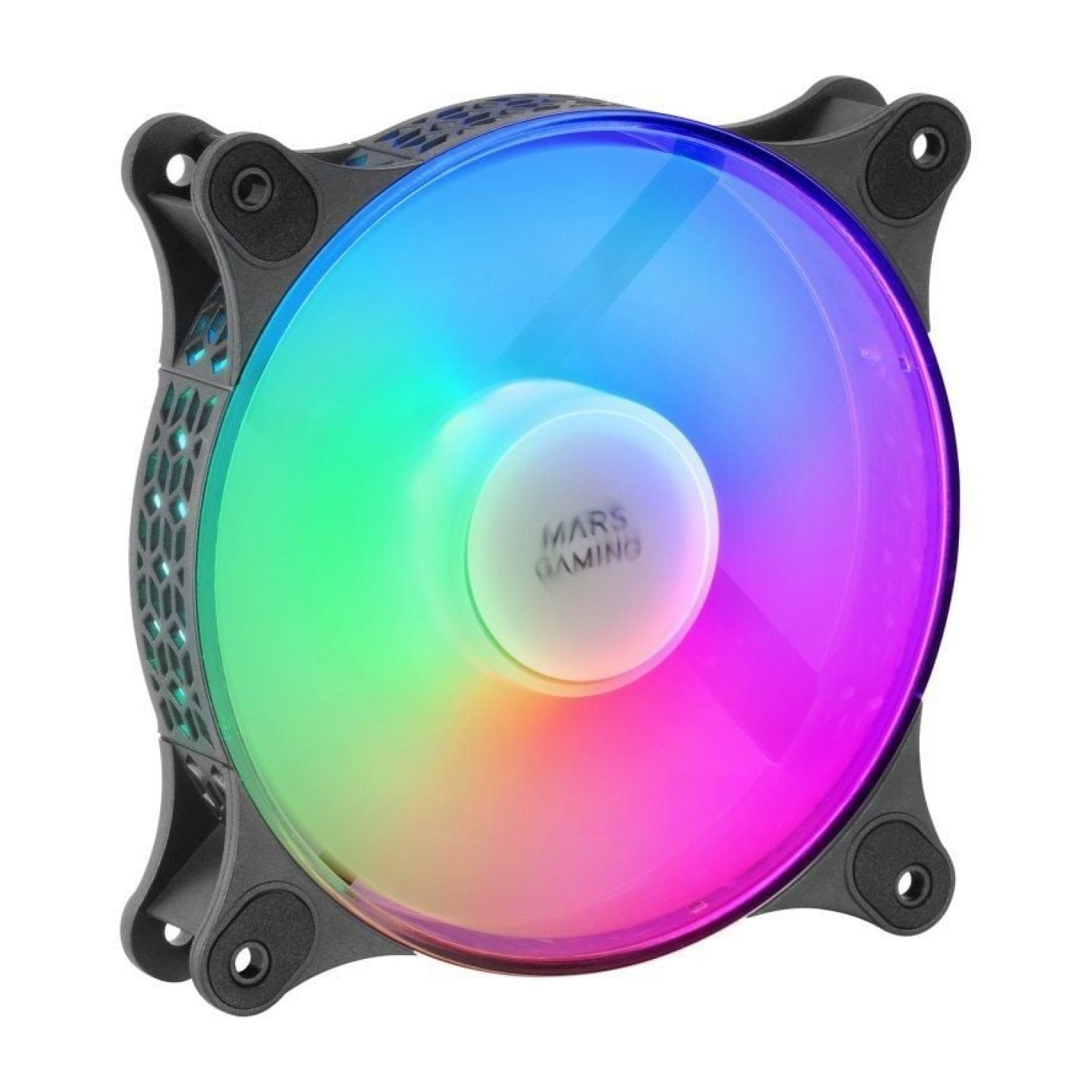 Mars Gaming MFDUO · Pack 2 Ventiladores · 12cm · FRGB · Sincronización RGB