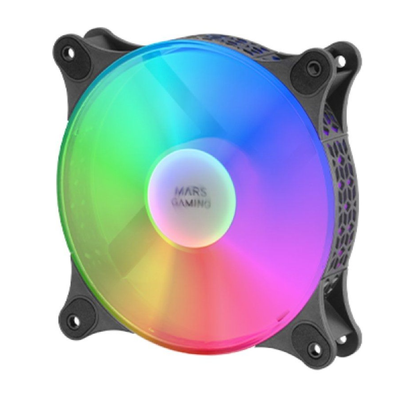 Mars Gaming MFDUO · Pack 2 Ventiladores · 12cm · FRGB · Sincronización RGB