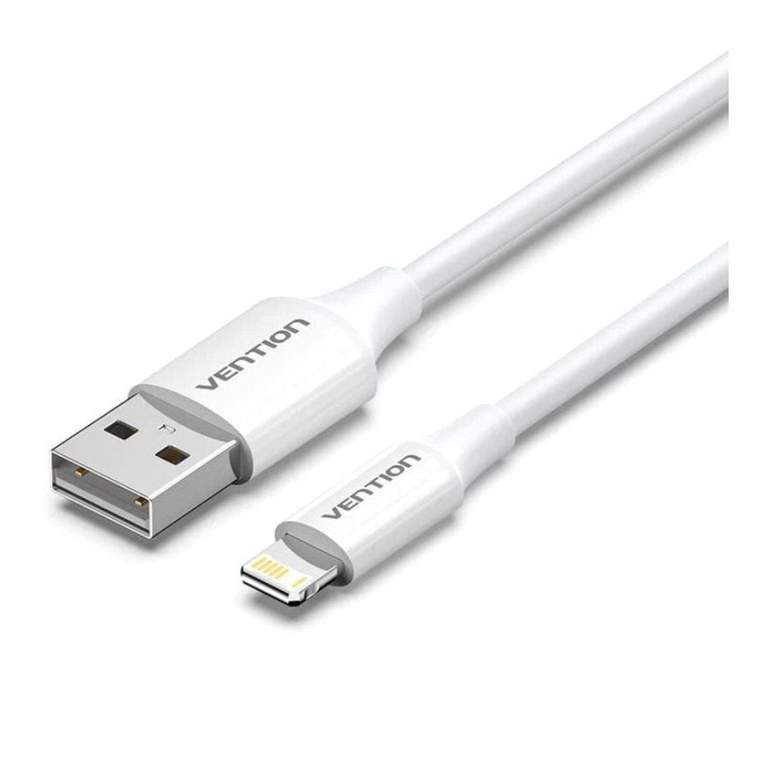 Cable USB 2.0 Lightning Vention LAIWF/ USB Macho - Lightning Macho/ 480Mbps/ 1m/ Blanco