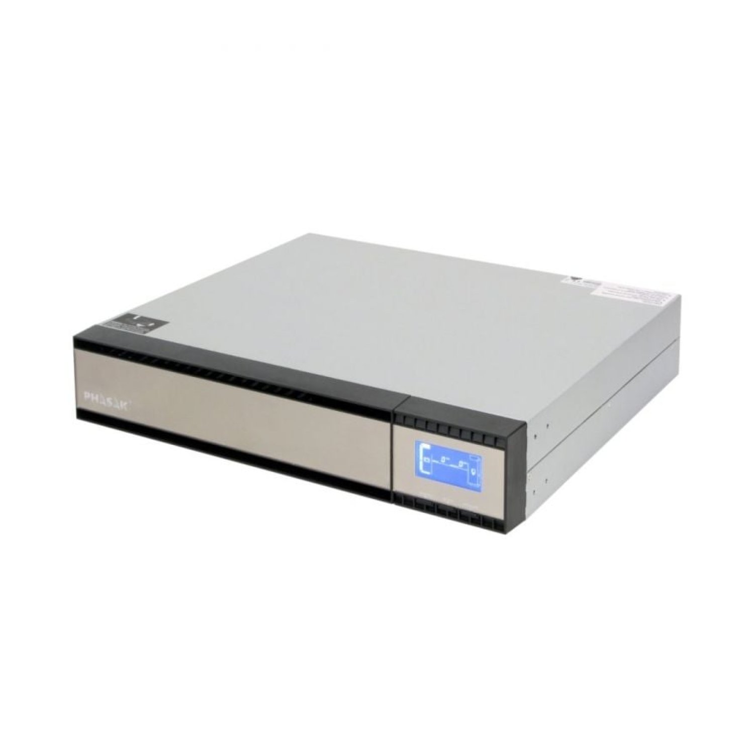 Phasak SAI Online Rack 3000VA · 2700W · 8 Salidas · LCD