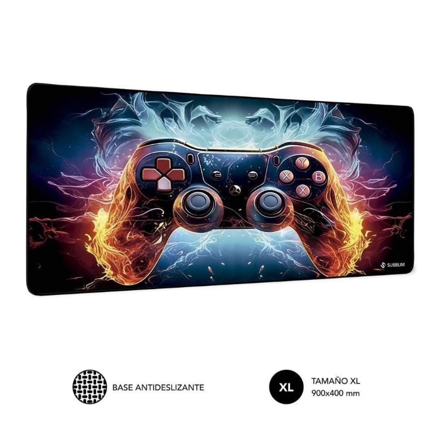 Subblim GameCore XL · Alfombrilla Gaming · 900x400mm · 3mm Grosor