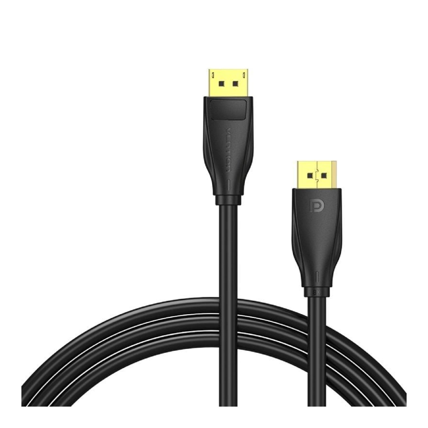 Vention · Cable DisplayPort 1.4 · 8K · 1m · Macho a Macho · Negro