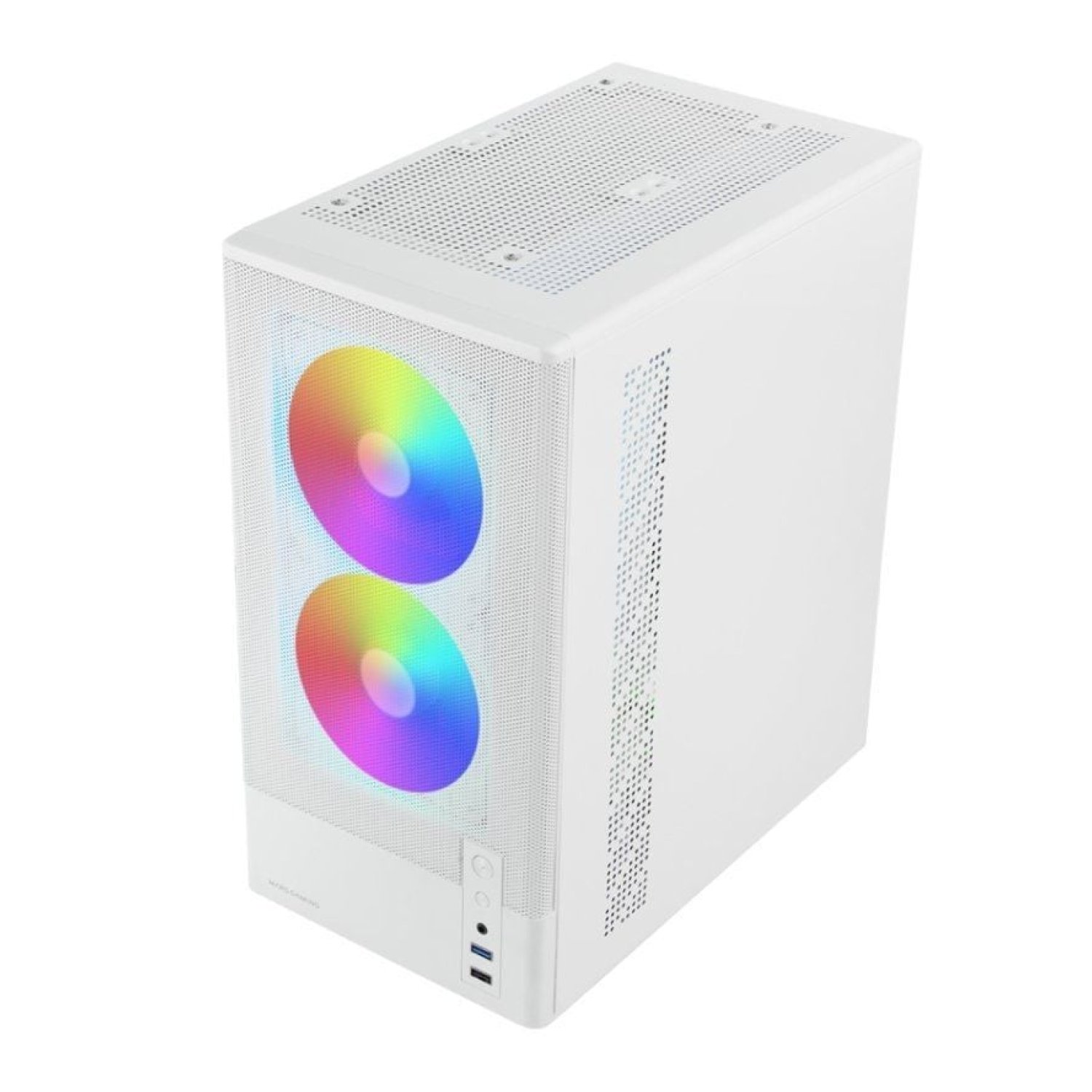 Mars Gaming MC-ONYX · Caja Gaming Minitorre · Blanca · Ventilación Frontal