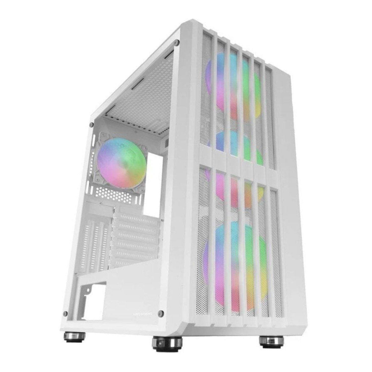 Mars Gaming MC-VAULT · Caja Semitorre ATX · Blanca · Gaming
