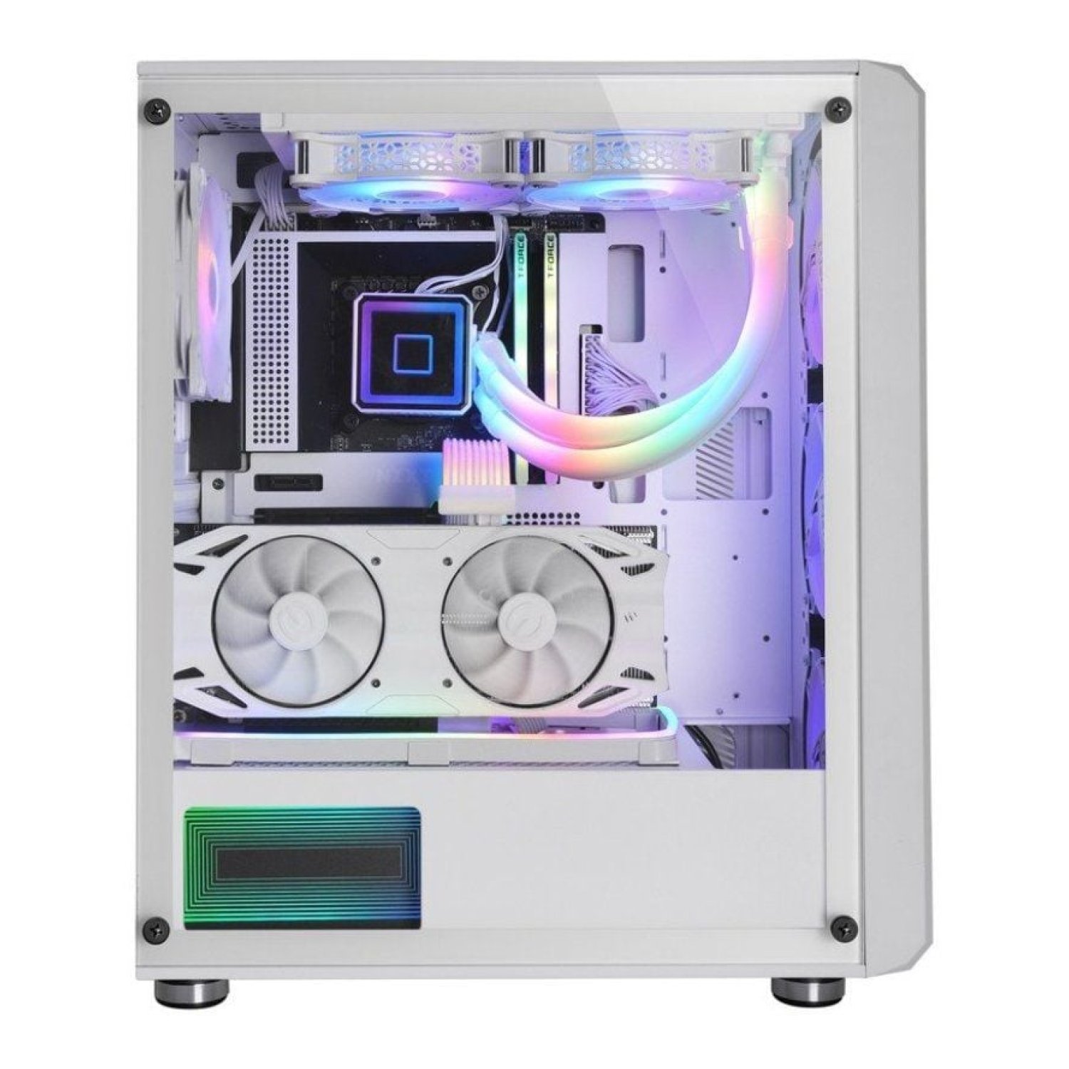 Mars Gaming MC-VAULT · Caja Semitorre ATX · Blanca · Gaming