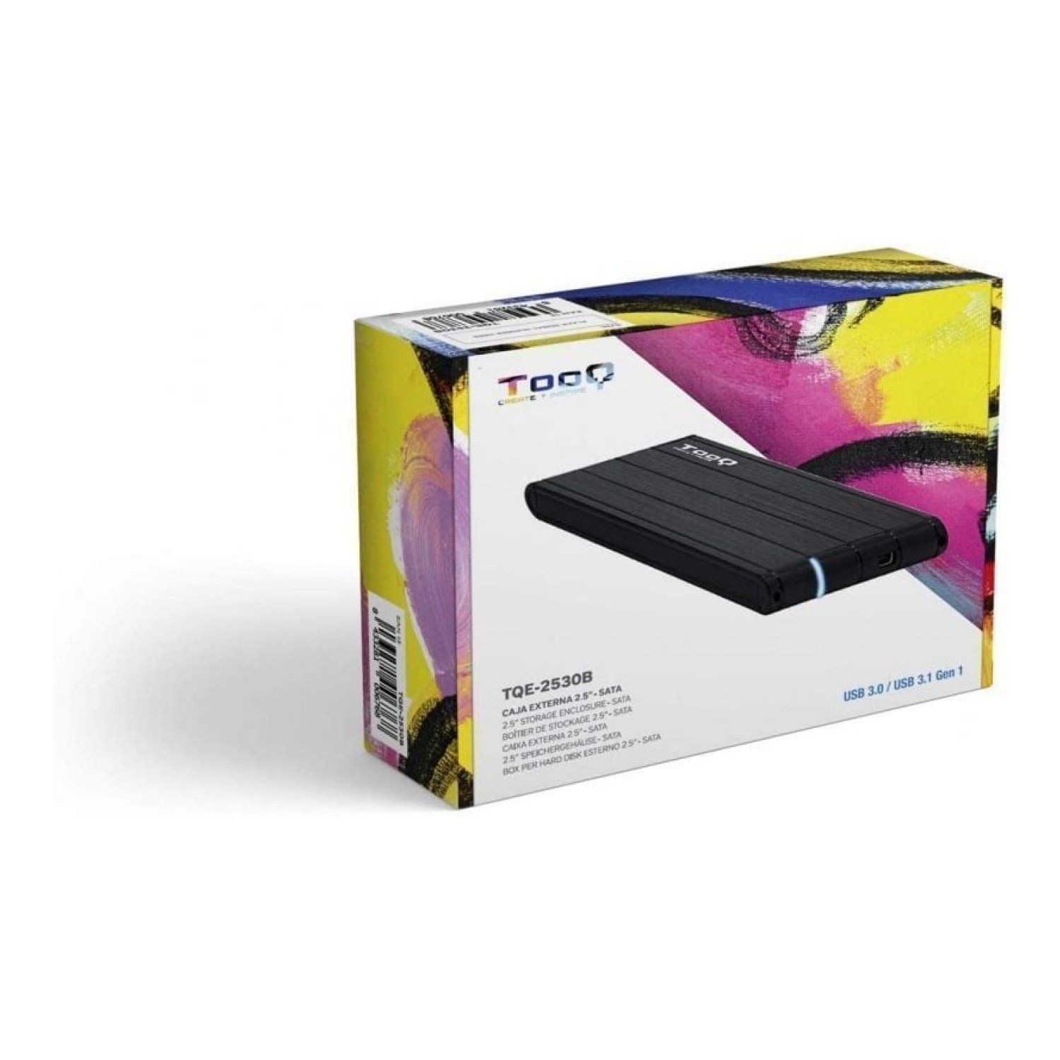 TooQ Caja Externa 2,5" · USB 3.1 · TQE-2530B