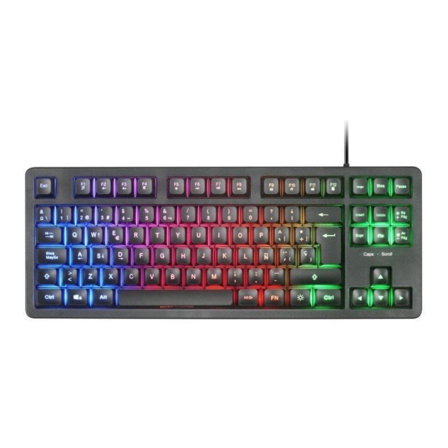 Mars Gaming MK023 · Teclado Gaming Semimecánico · RGB · ES