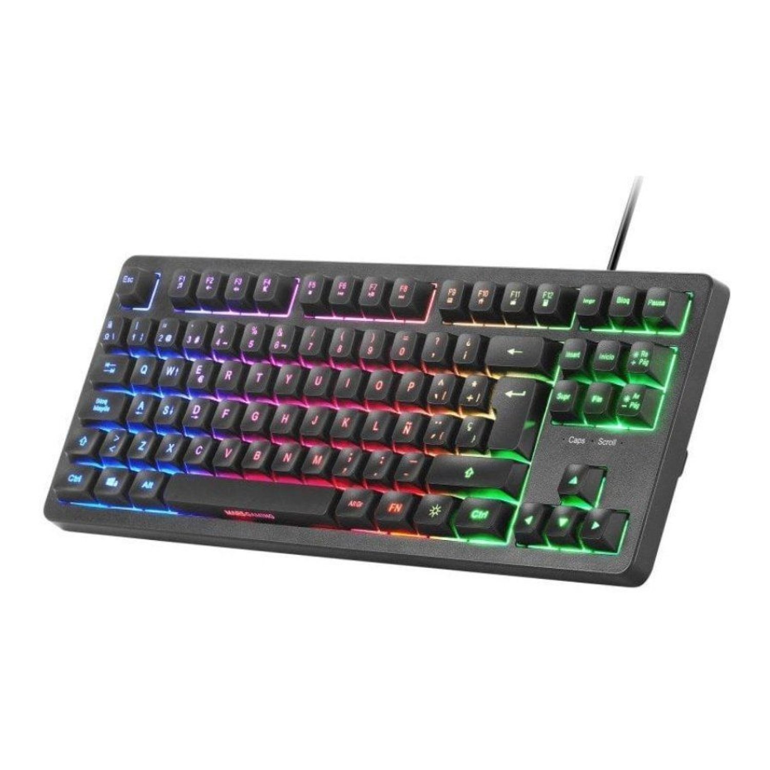 Mars Gaming MK023 · Teclado Gaming Semimecánico · RGB · ES
