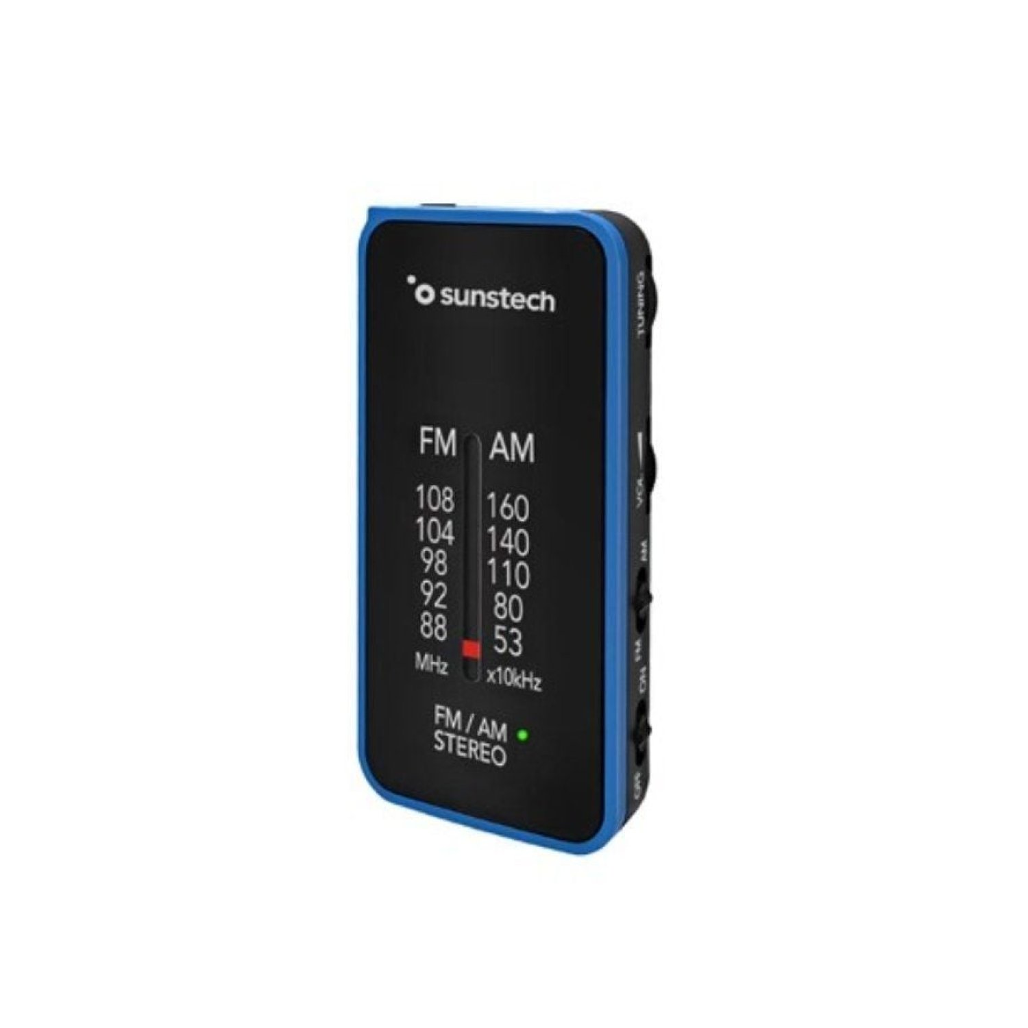 Sunstech RPC6BL · Radio Portátil · Funcionamiento a Pilas · Azul