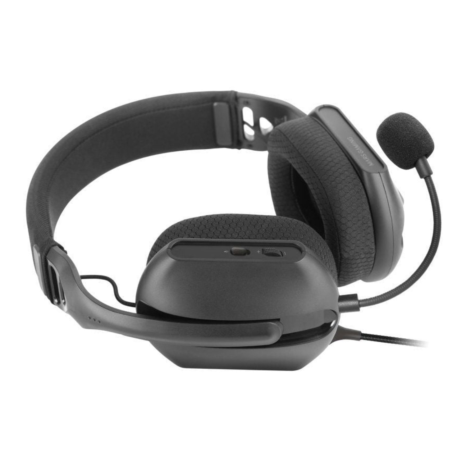 Mars Gaming MH-PRO · Auriculares Gaming · Jack 3.5 + USB · Micrófono · Negros