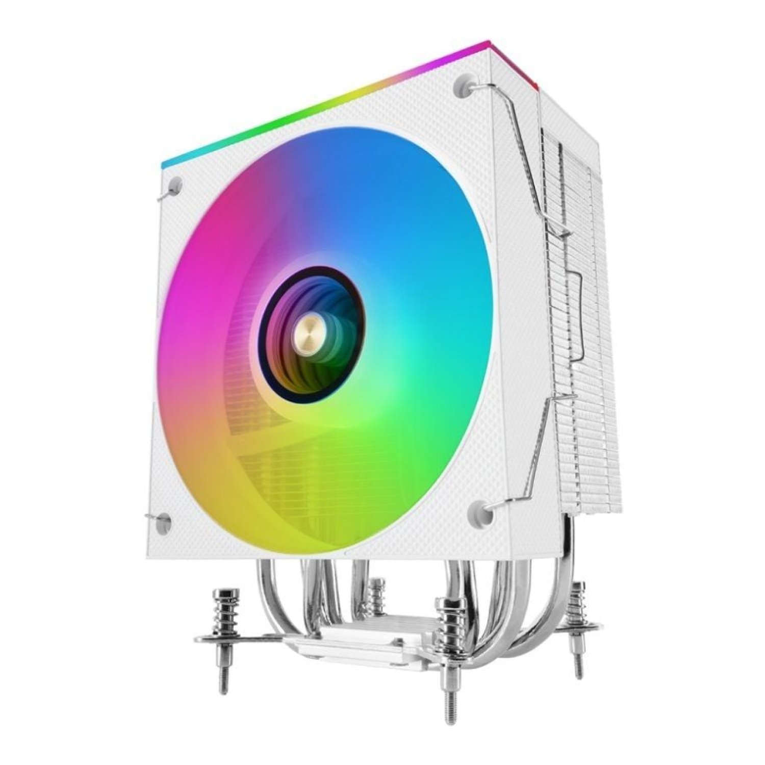 Mars Gaming · Disipador CPU con Ventilador · 12cm · Blanco · LCD