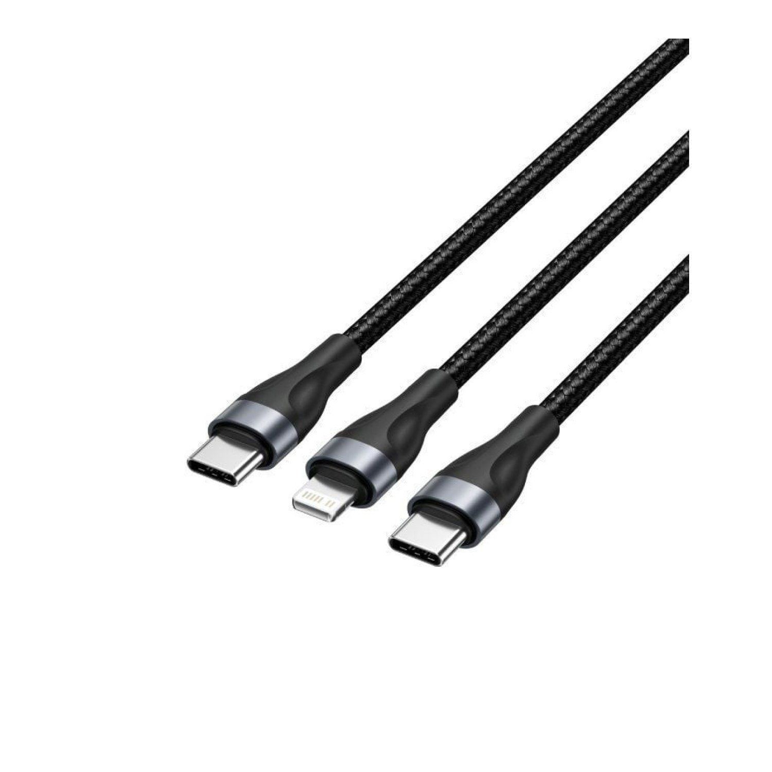 Vention · Cable USB Tipo-C a Lightning · 60W · 480Mbps · 1,2m · Negro