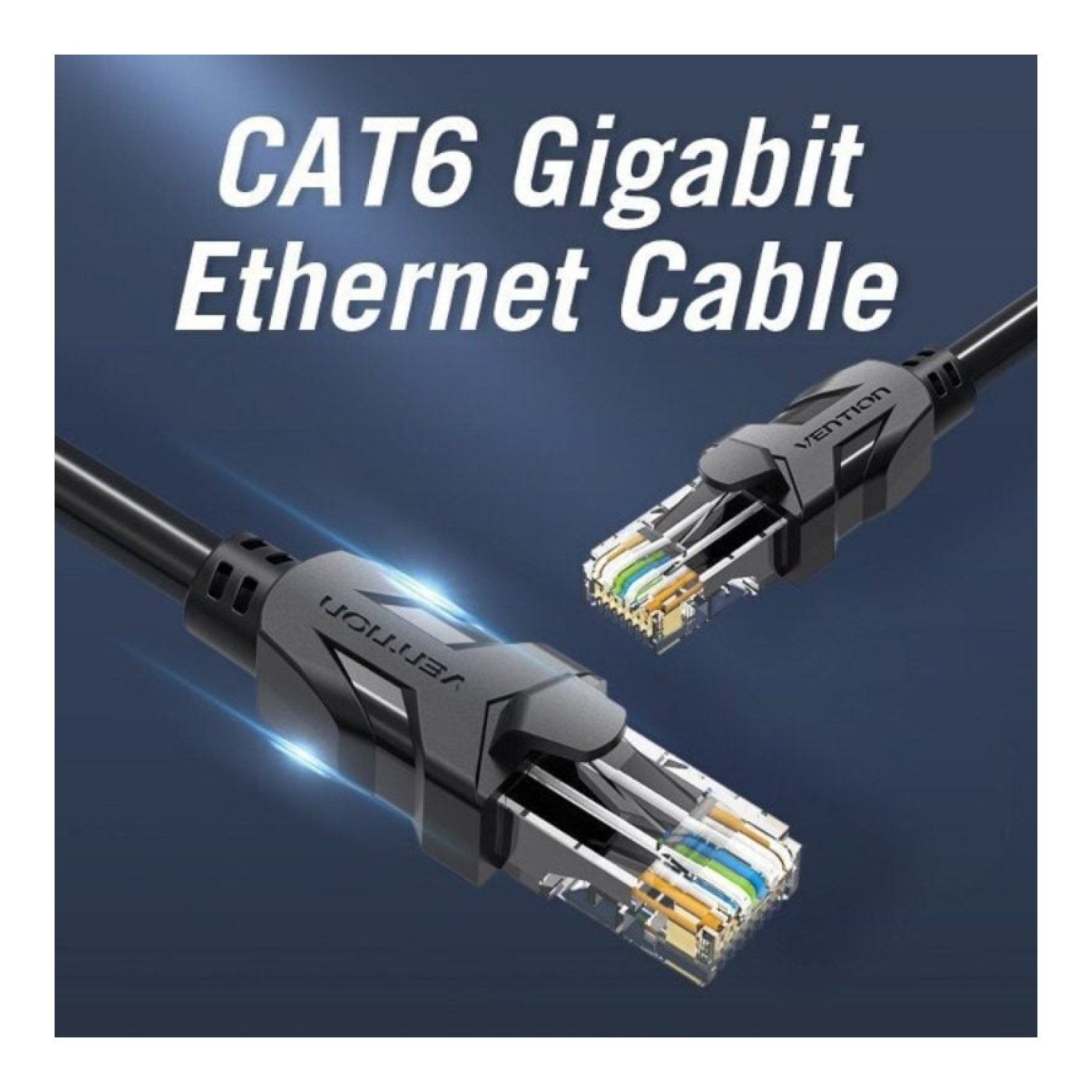Vention · Cable RJ45 UTP Cat.6 · 30m · Negro